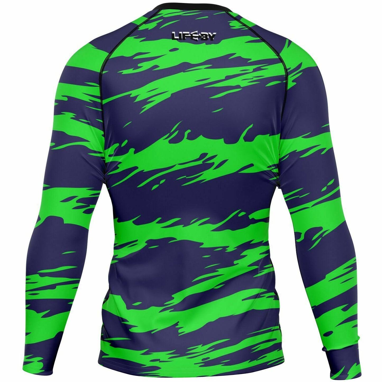 Men's LifeBy Blue-Green Rashguard - LifeBy Fitness