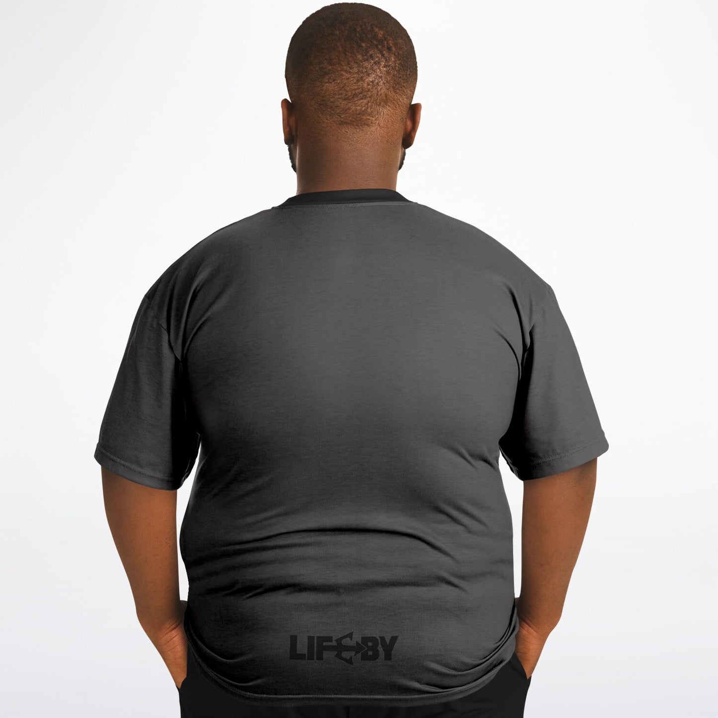 LifeBy Grey Plus-size T-Shirt - LifeBy Fitness