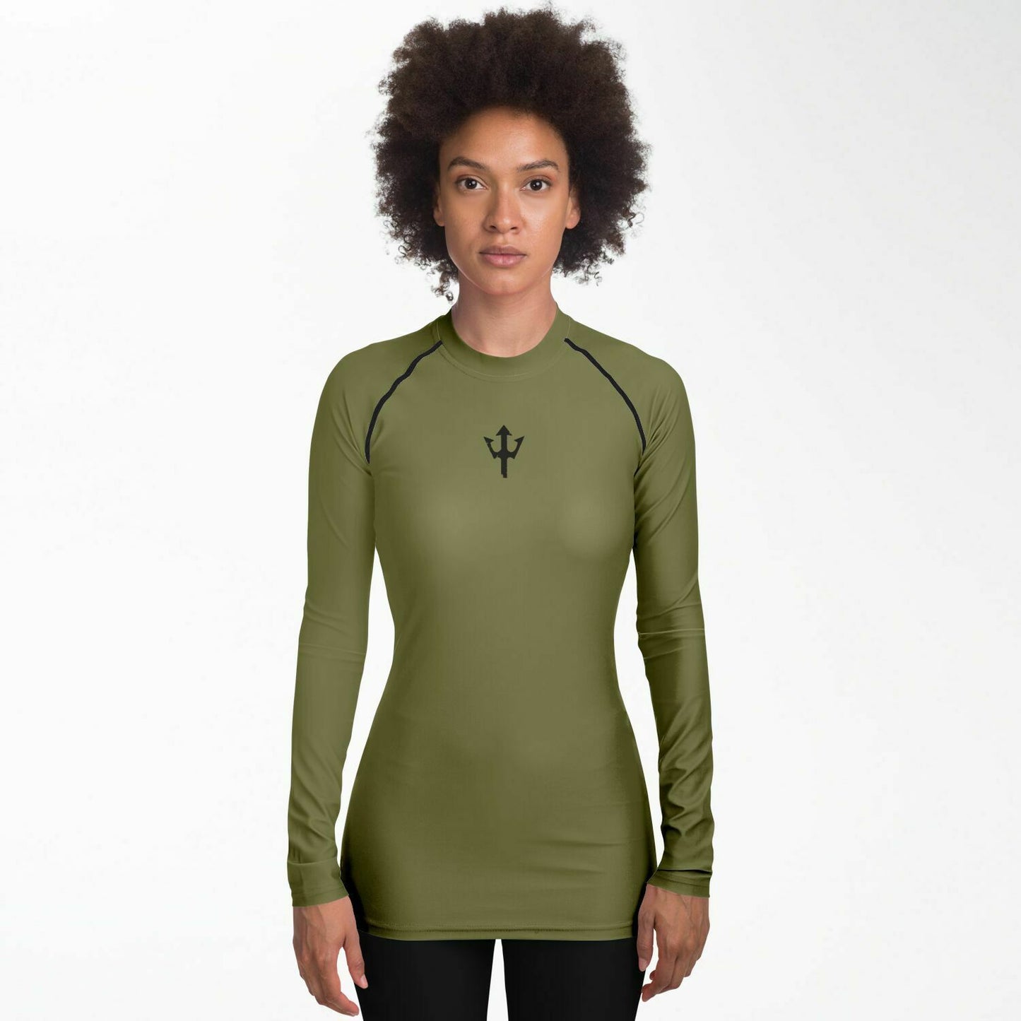 Women's LifeBy Khaki Rashguard - LifeBy Fitness