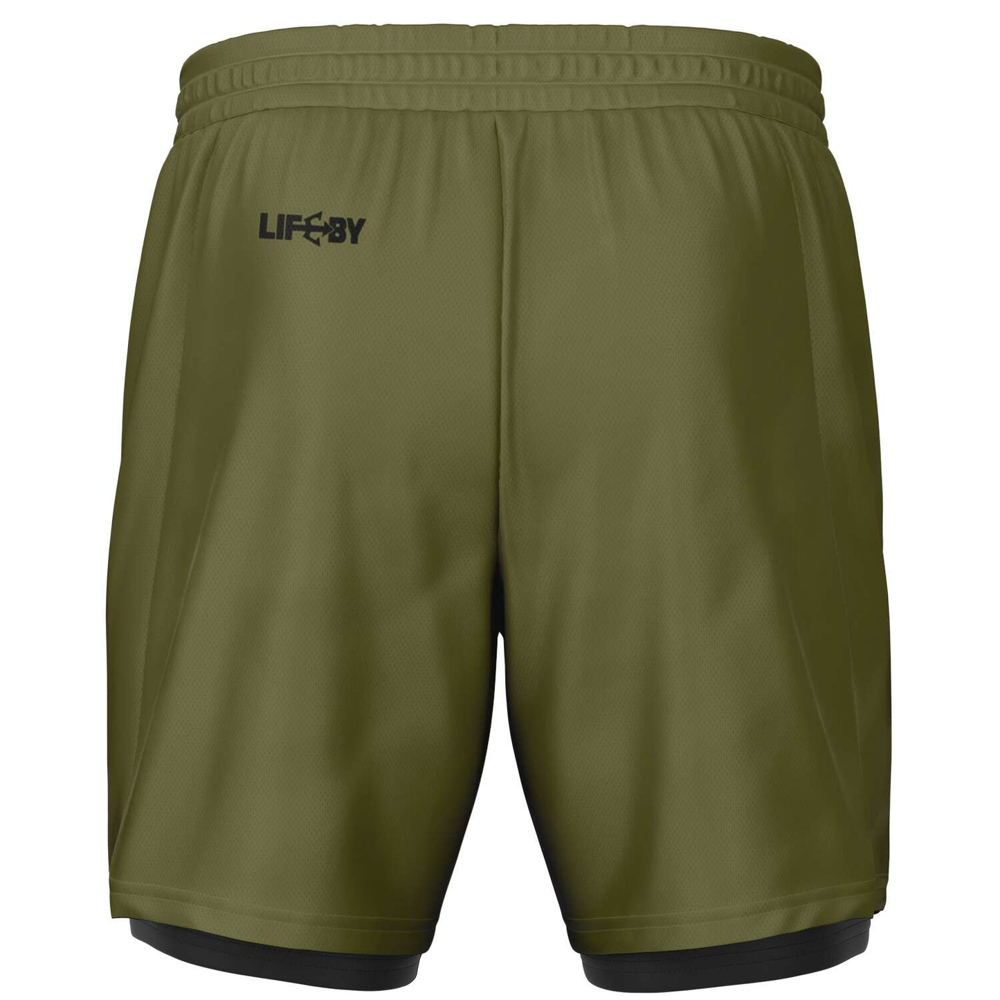 Men's LifeBy Khaki 2-in-1 Shorts - LifeBy Fitness