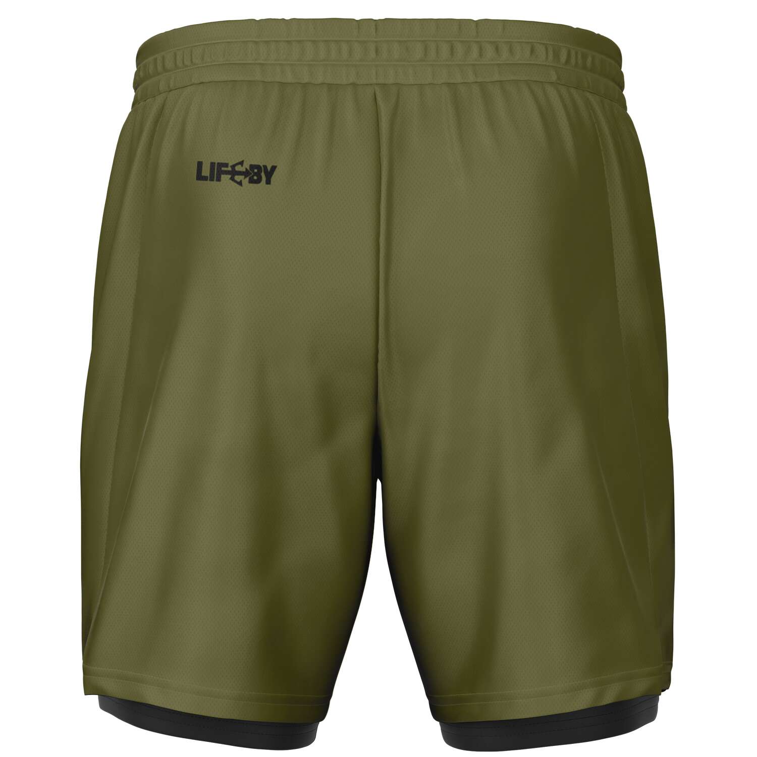 Men's LifeBy Khaki 2-in-1 Shorts - LifeBy Fitness