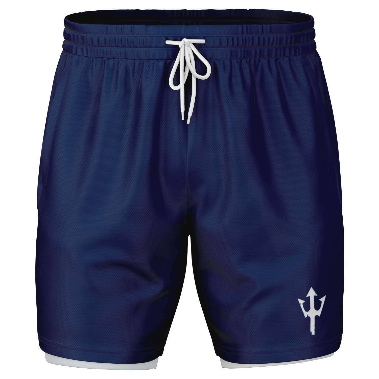 Men's LifeBy Navy Blue 2-in-1 Shorts - LifeBy Fitness