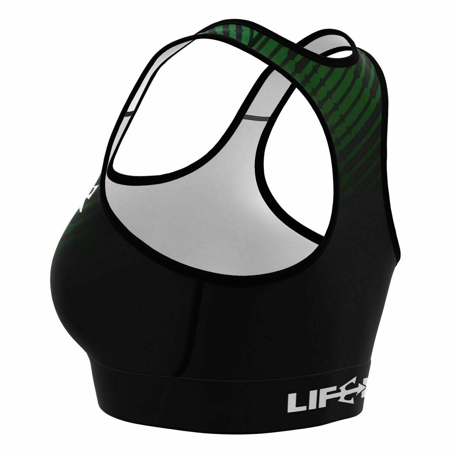 LifeBy Faded Green Sports Bra