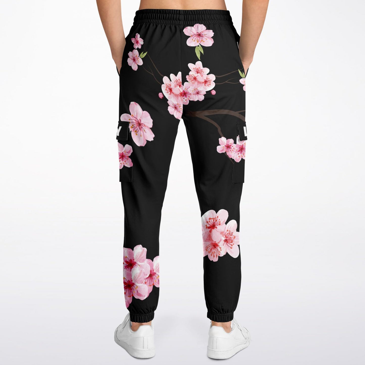 LifeBy Cherry Blossom Athletic Cargo Joggers - LifeBy Fitness