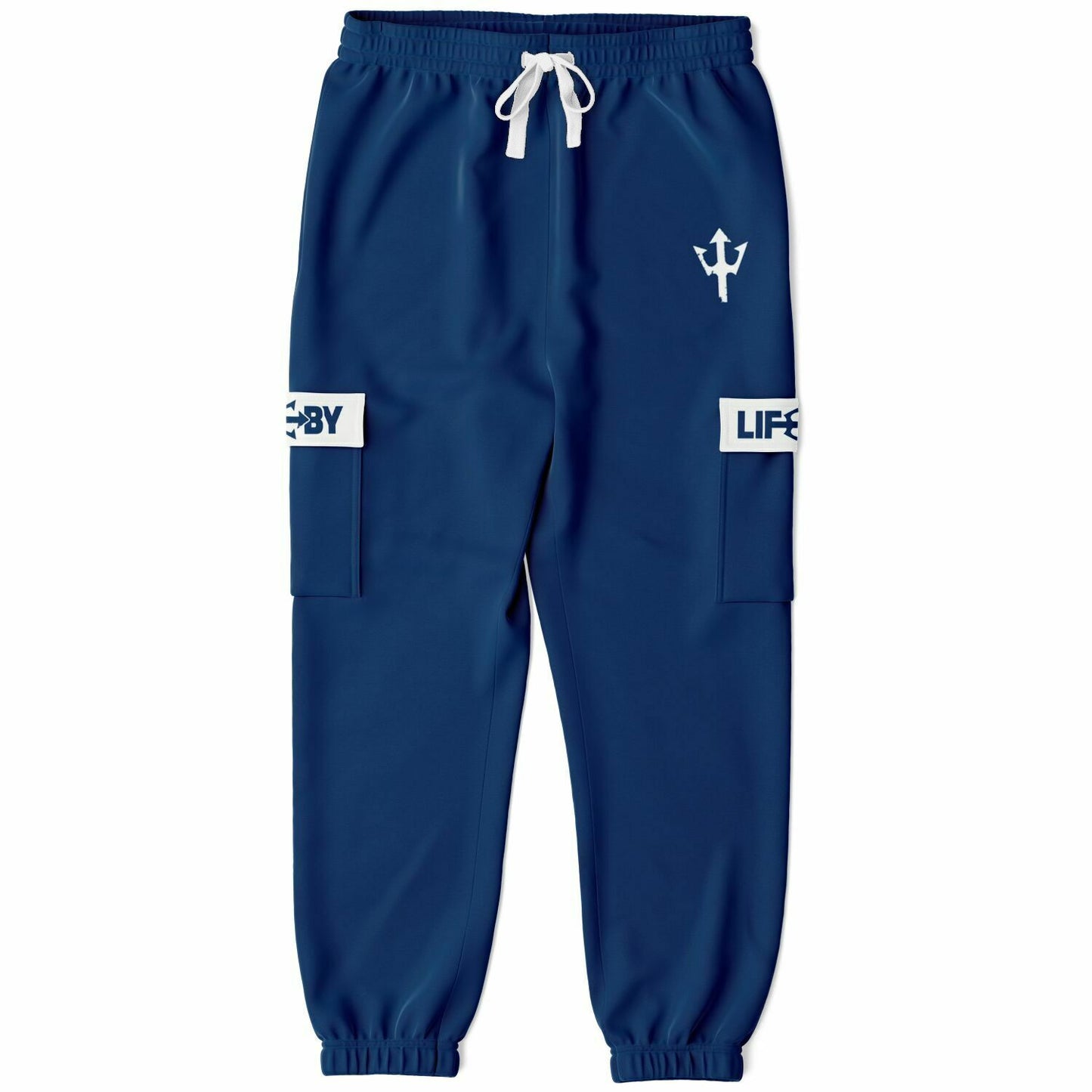 LifeBy Navy Blue Athletic Cargo Joggers - LifeBy Fitness