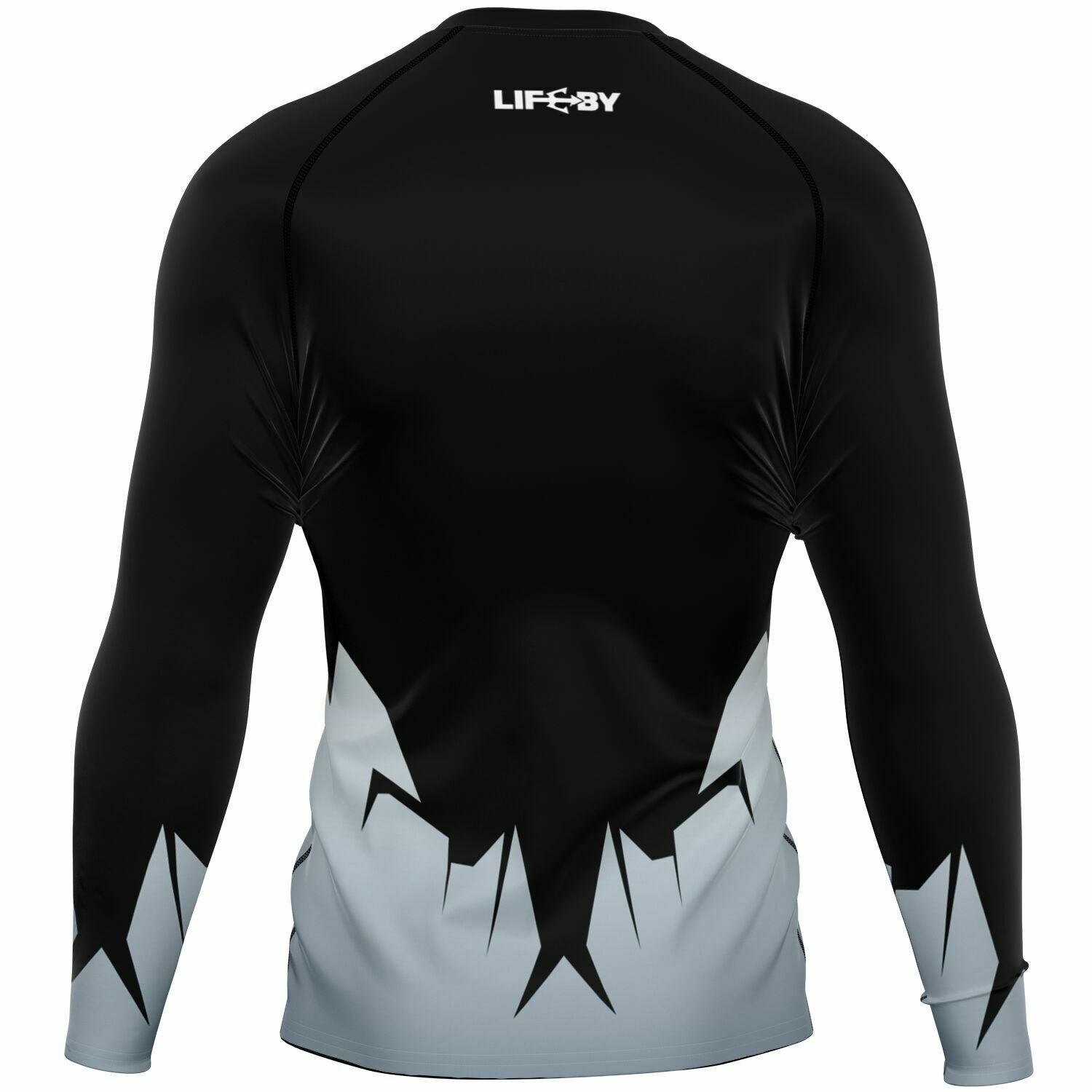 Men's LifeBy Broken Black Rashguard - LifeBy Fitness