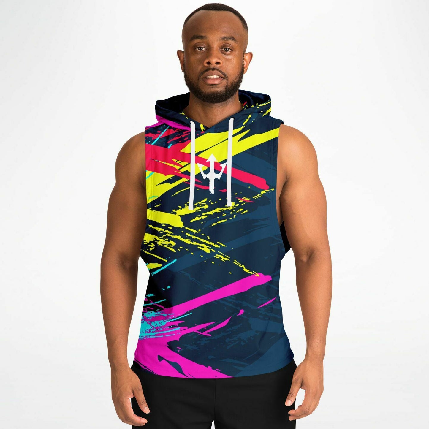 Colour Splash Sleeveless Hoodie