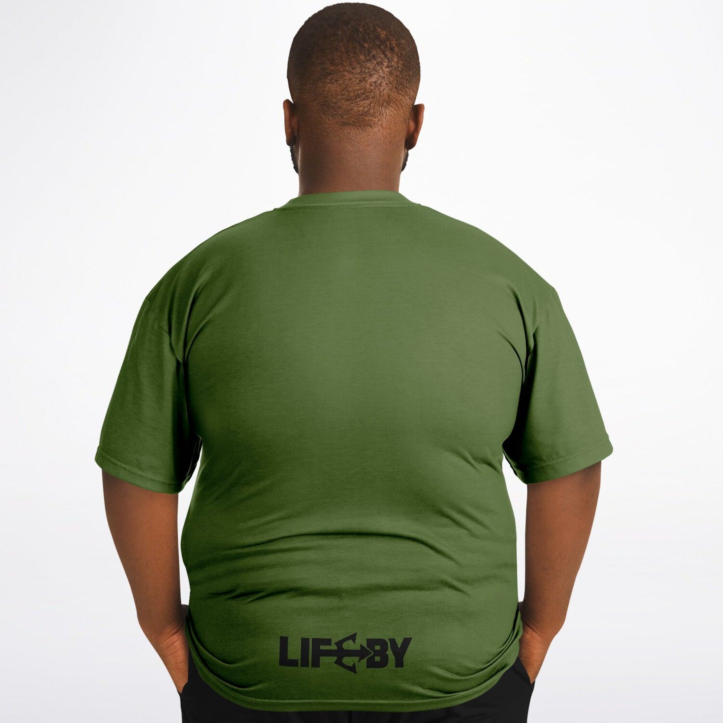 LifeBy Military Green Plus-size T-Shirt - LifeBy Fitness