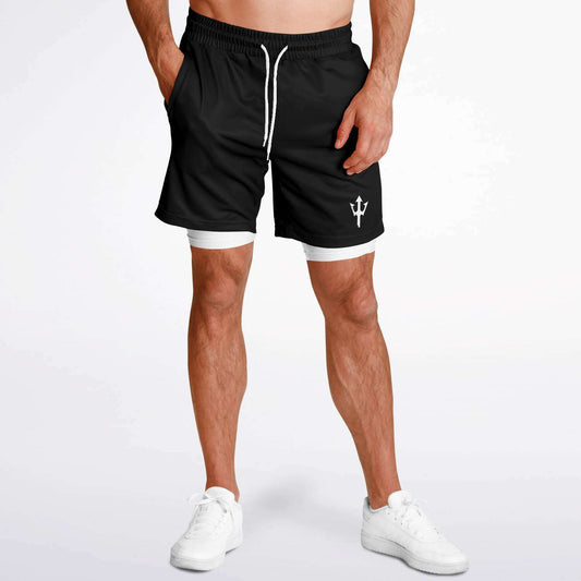 Men's LifeBy Black 2-in-1 Shorts - LifeBy Fitness