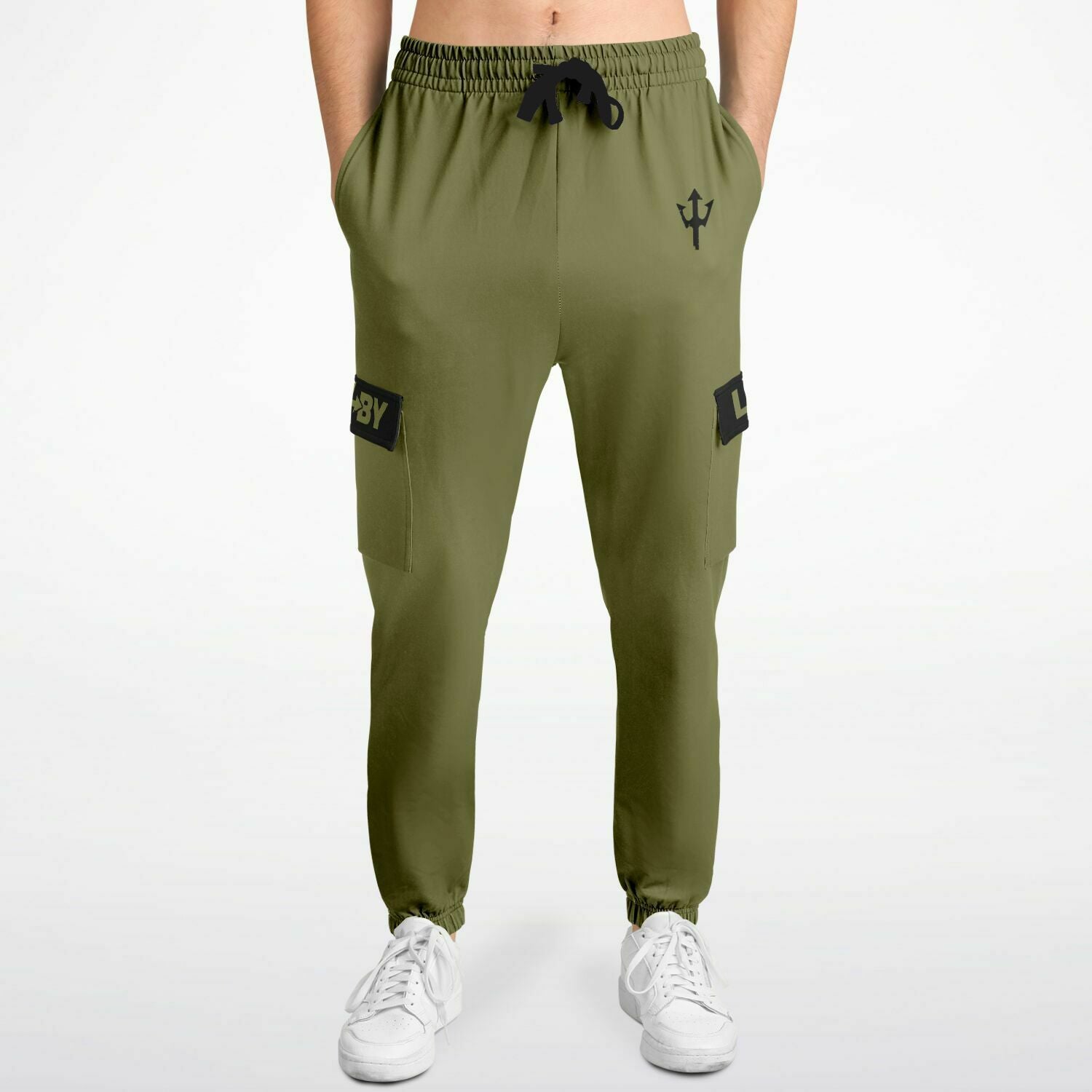 LifeBy Khaki Athletic Cargo Joggers - LifeBy Fitness