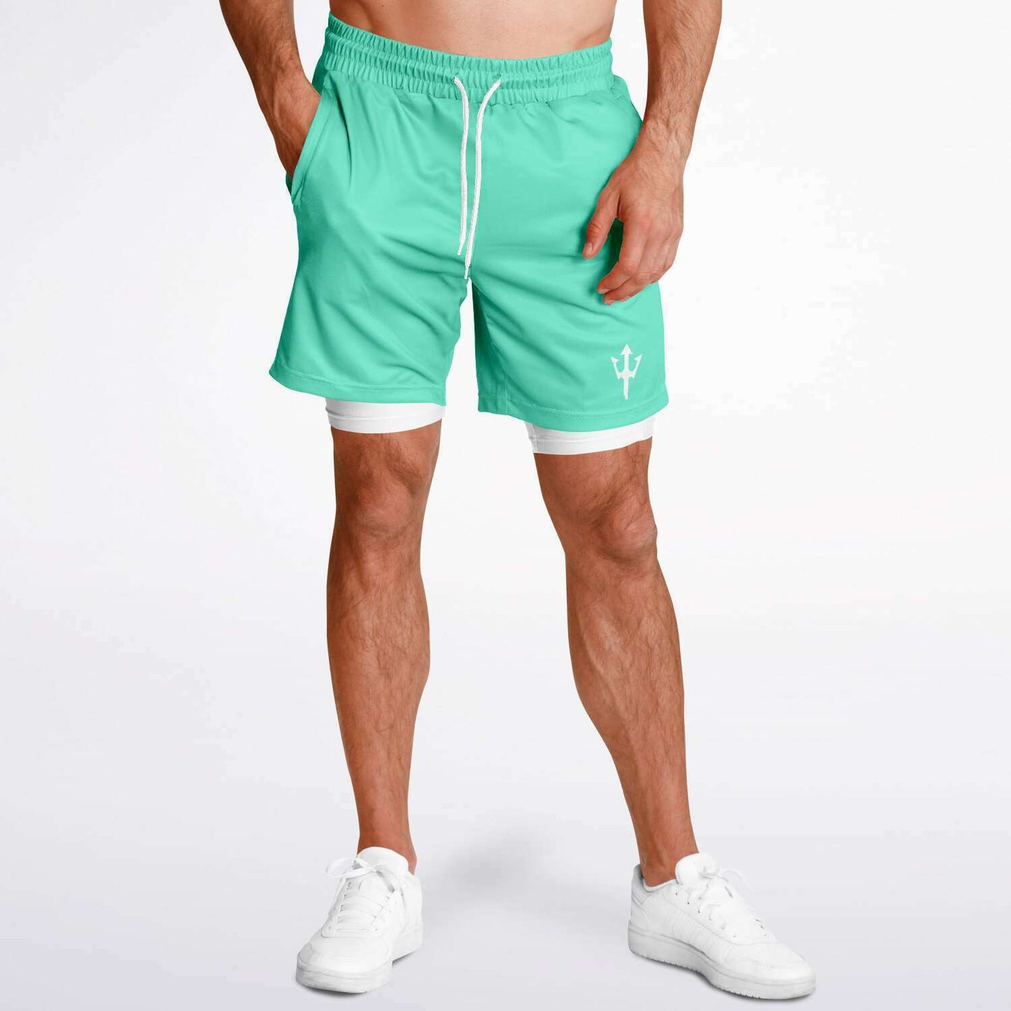 Men's LifeBy Turquoise 2-in-1 Shorts - LifeBy Fitness