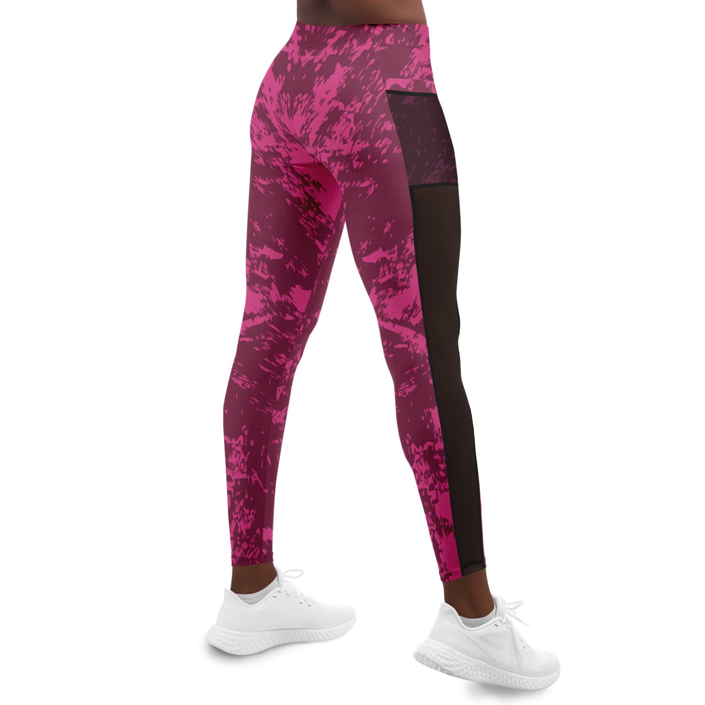 Women's LifeBy Pink Mesh Pocket Legging