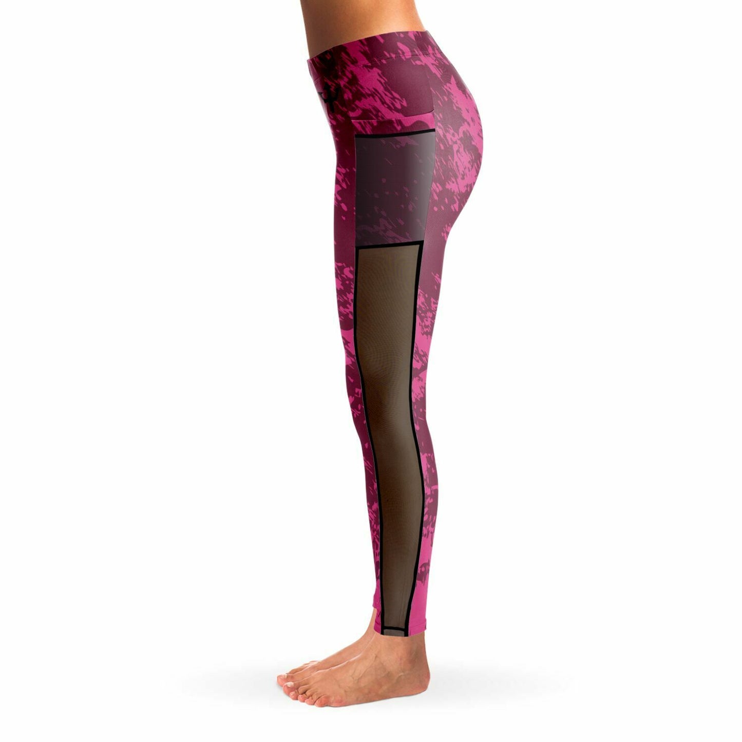 Women's LifeBy Pink Mesh Pocket Legging