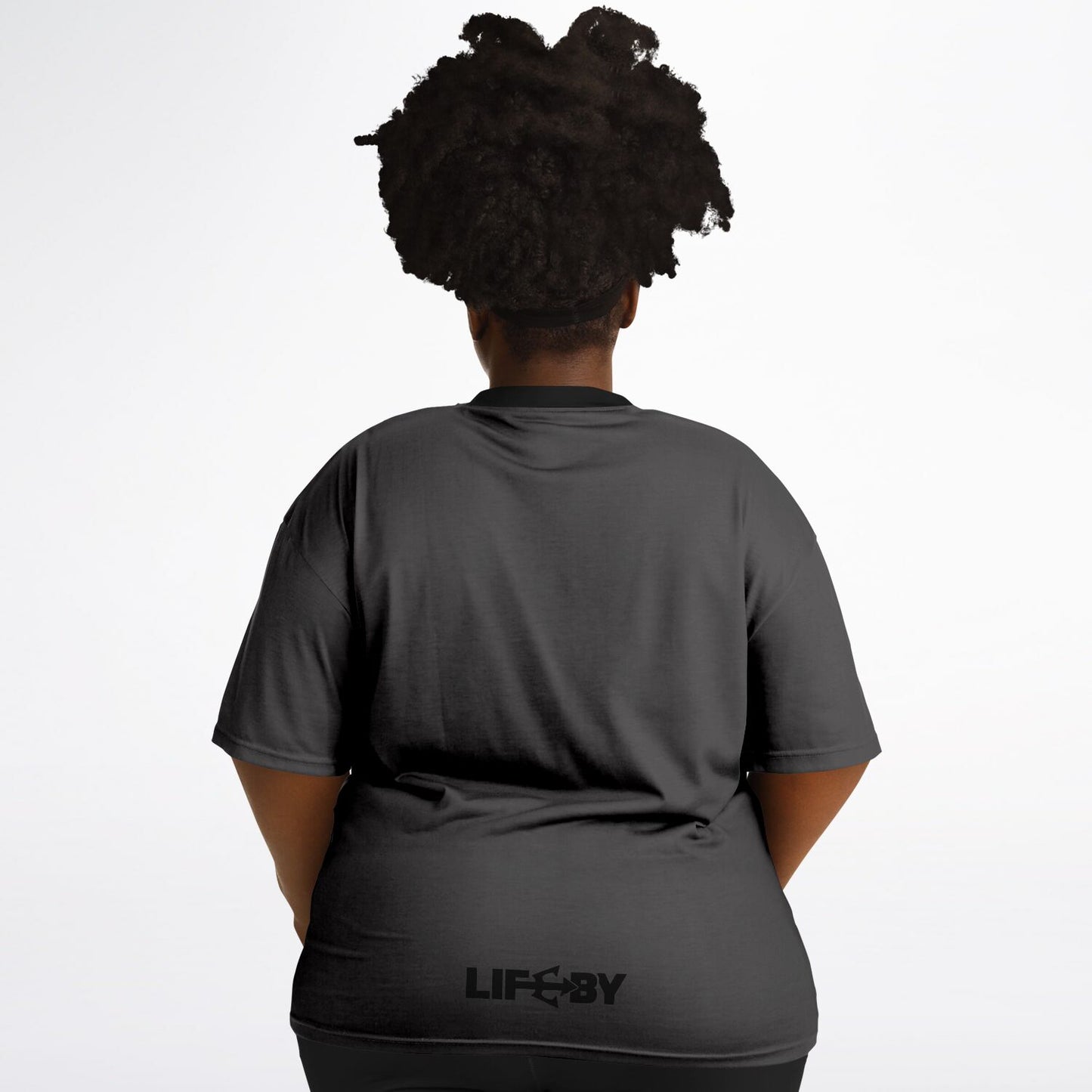 LifeBy Grey Plus-size T-Shirt - LifeBy Fitness