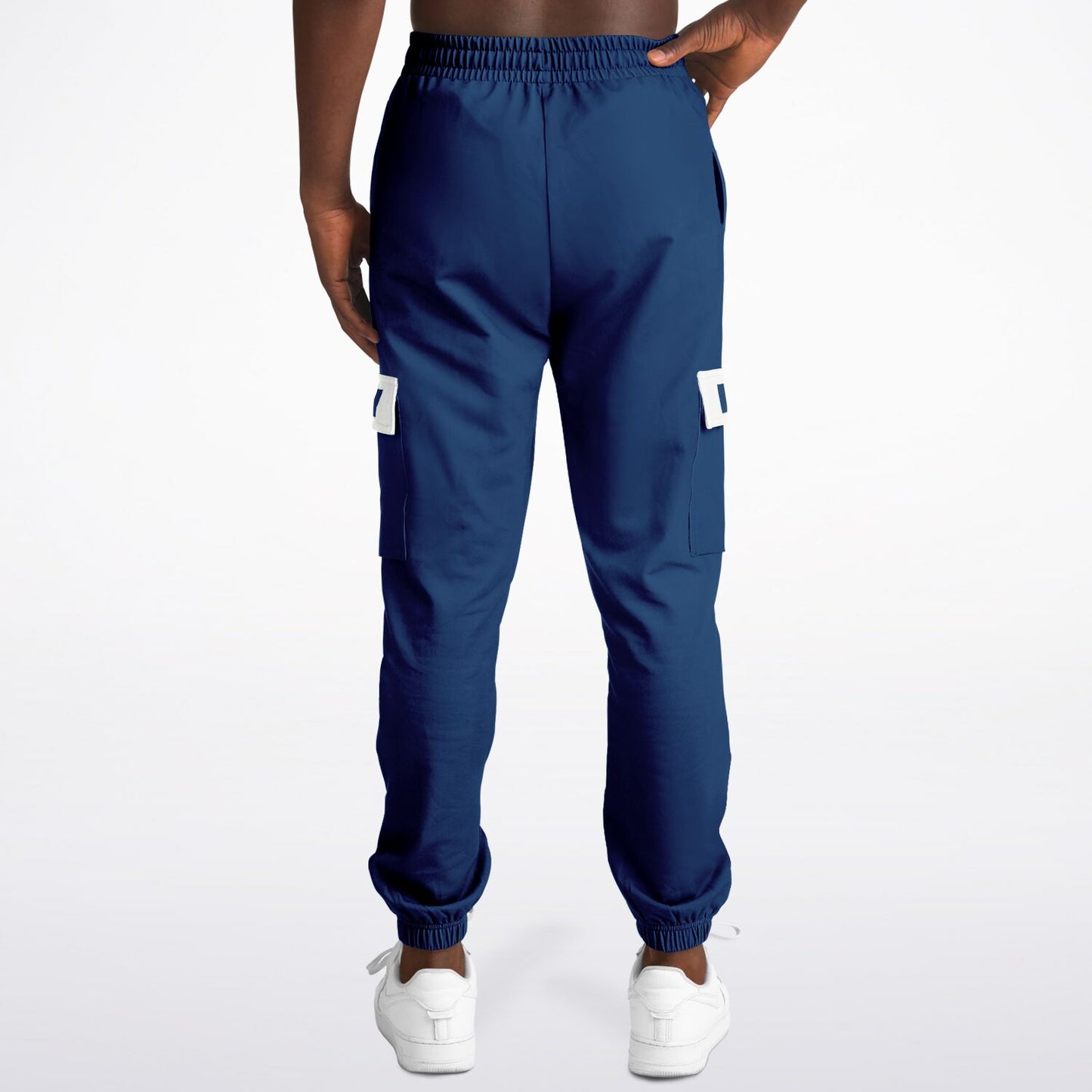 LifeBy Navy Blue Athletic Cargo Joggers - LifeBy Fitness