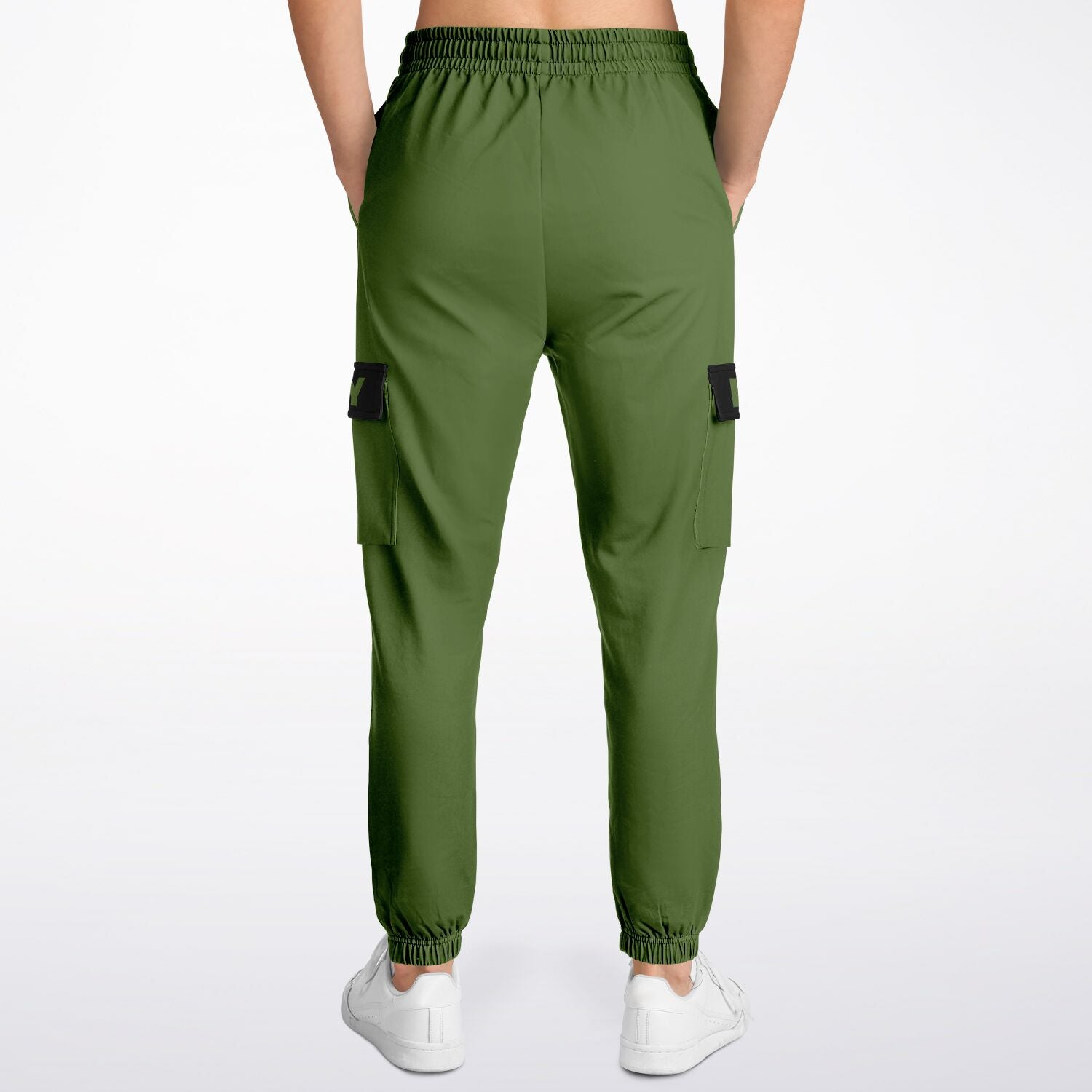 LifeBy Military Green Athletic Cargo Joggers - LifeBy Fitness