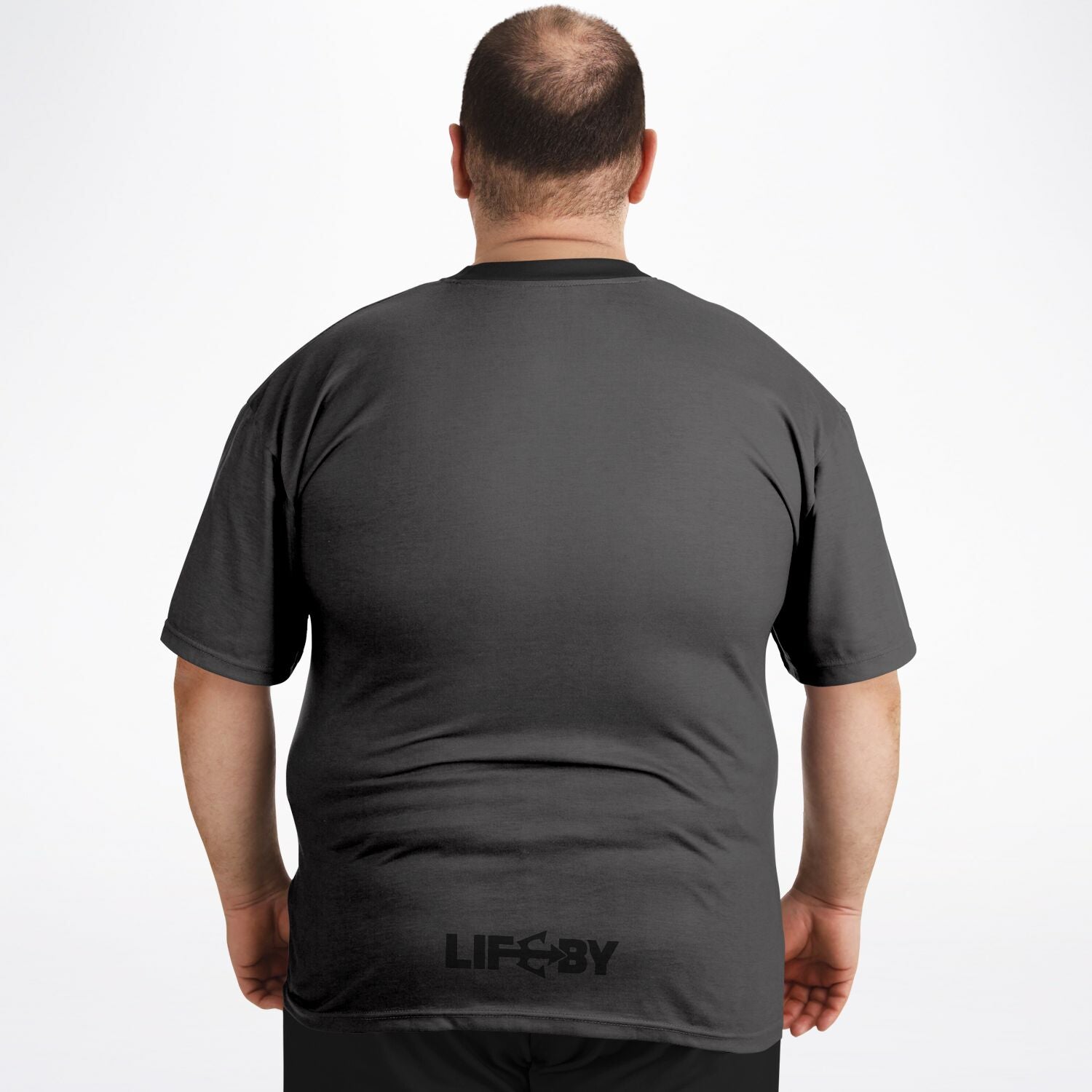 LifeBy Grey Plus-size T-Shirt - LifeBy Fitness