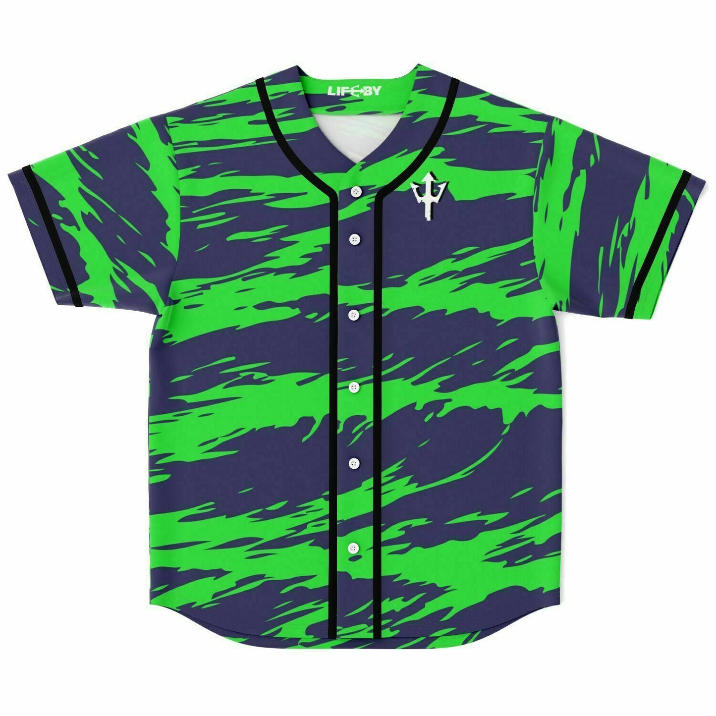 LifeBy Green Lines Baseball Jersey