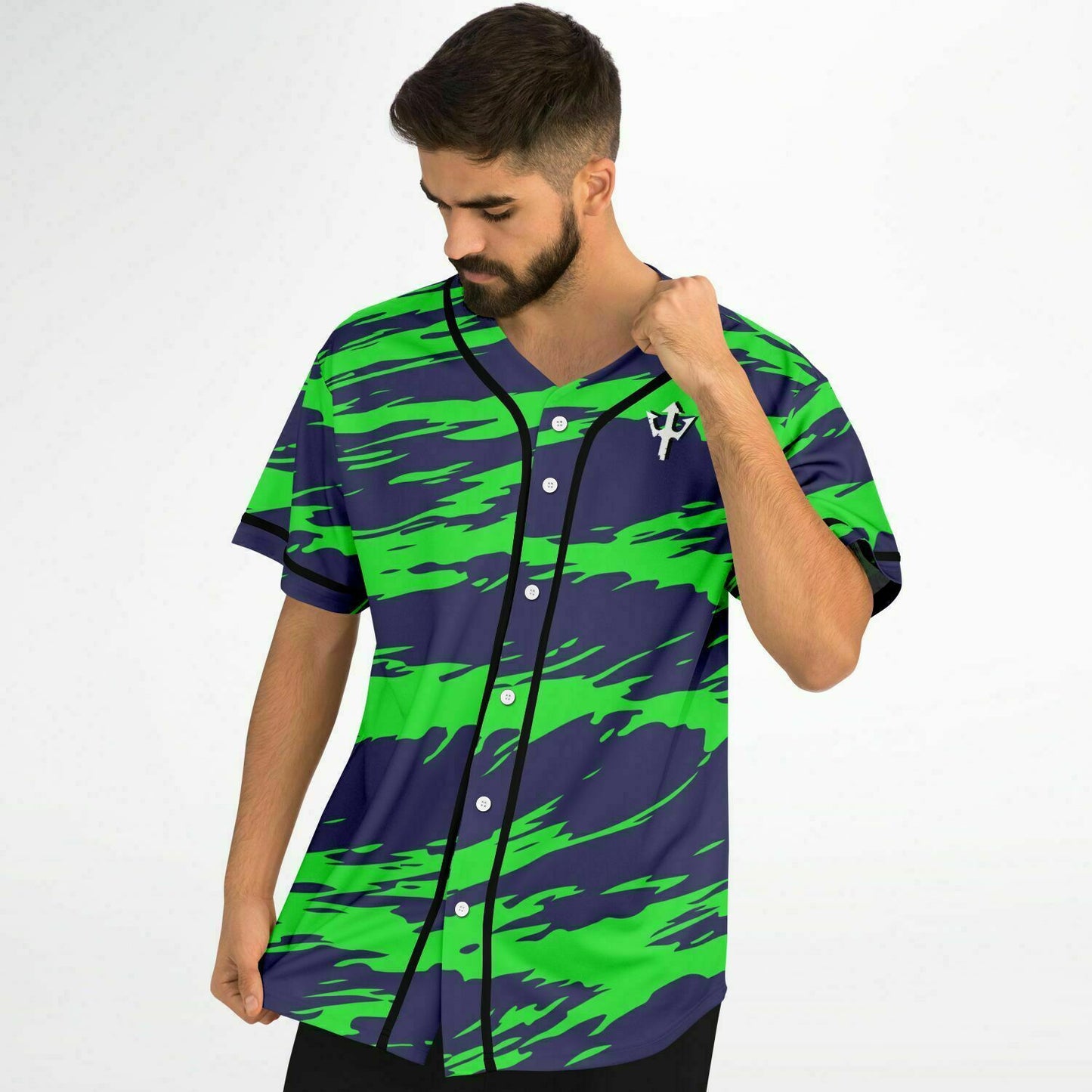 LifeBy Green Lines Baseball Jersey