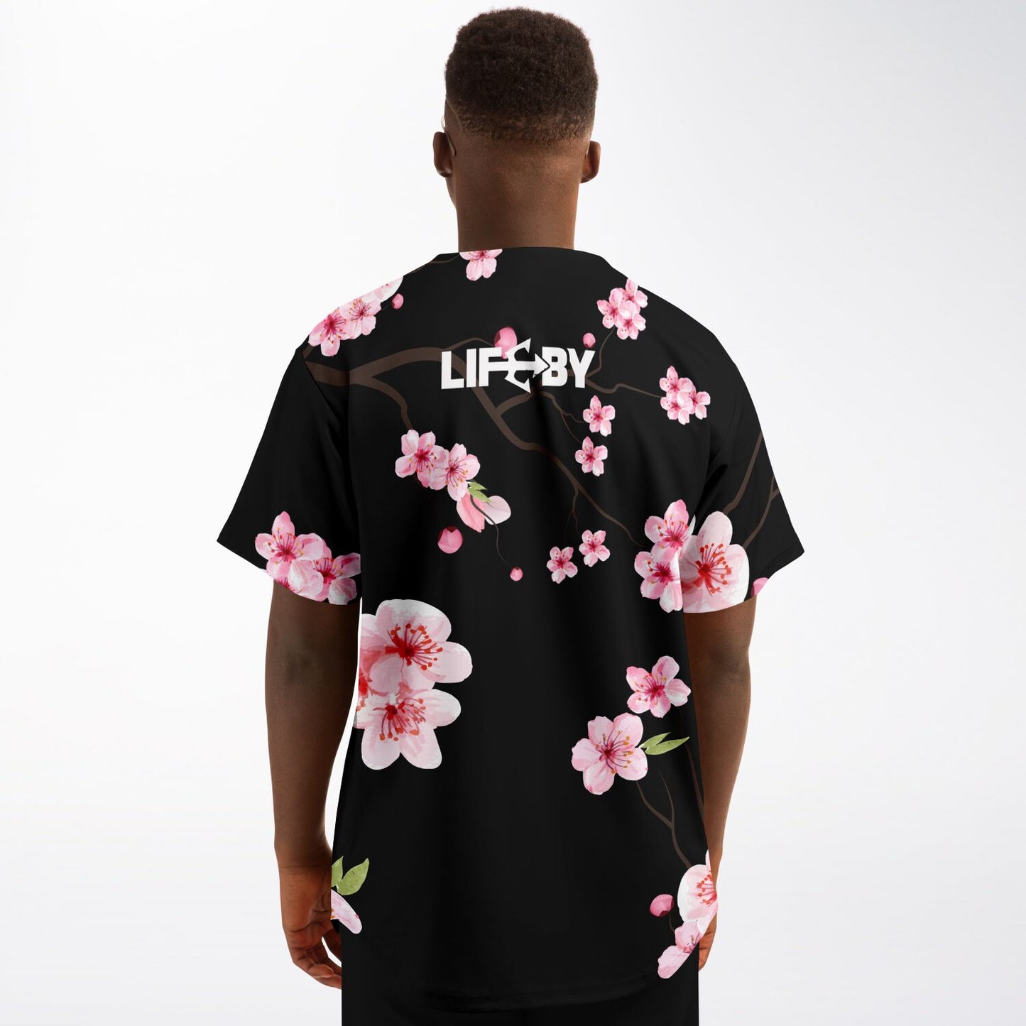 LifeBy Cherry Blossom Baseball Jersey