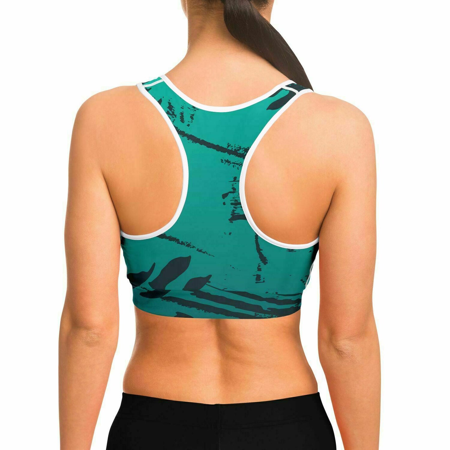 LifeBy Ocean Green Sports Bra