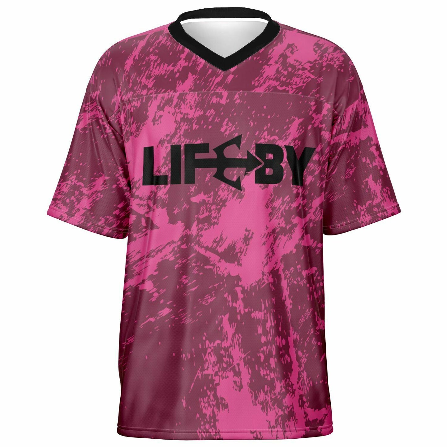 LifeBy Pink Design Sports Jersey - LifeBy Fitness