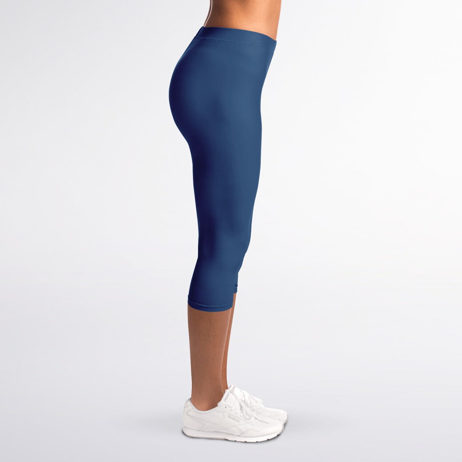 Women's LifeBy Navy Blue Capri Leggings - LifeBy Fitness