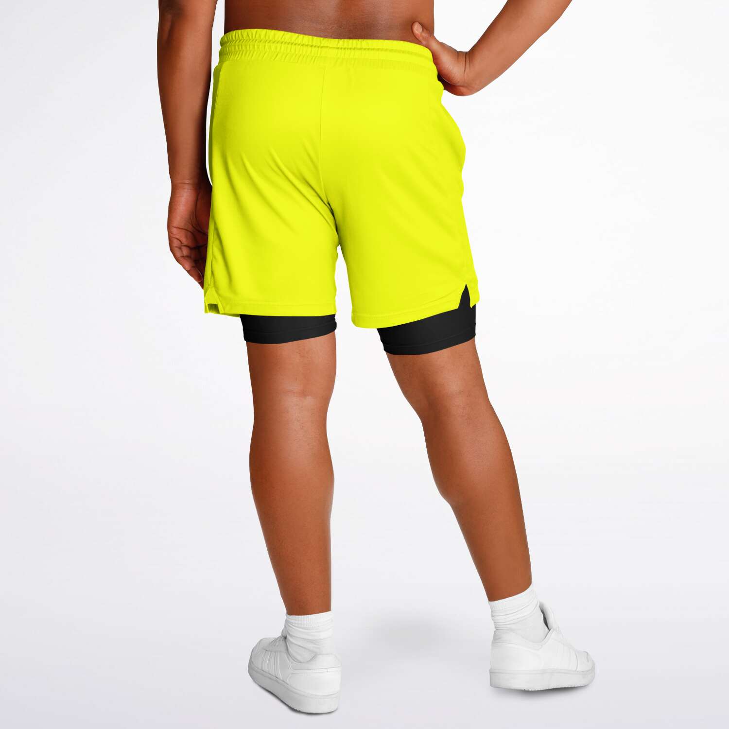 Men's LifeBy Yellow 2-in-1 Shorts - LifeBy Fitness