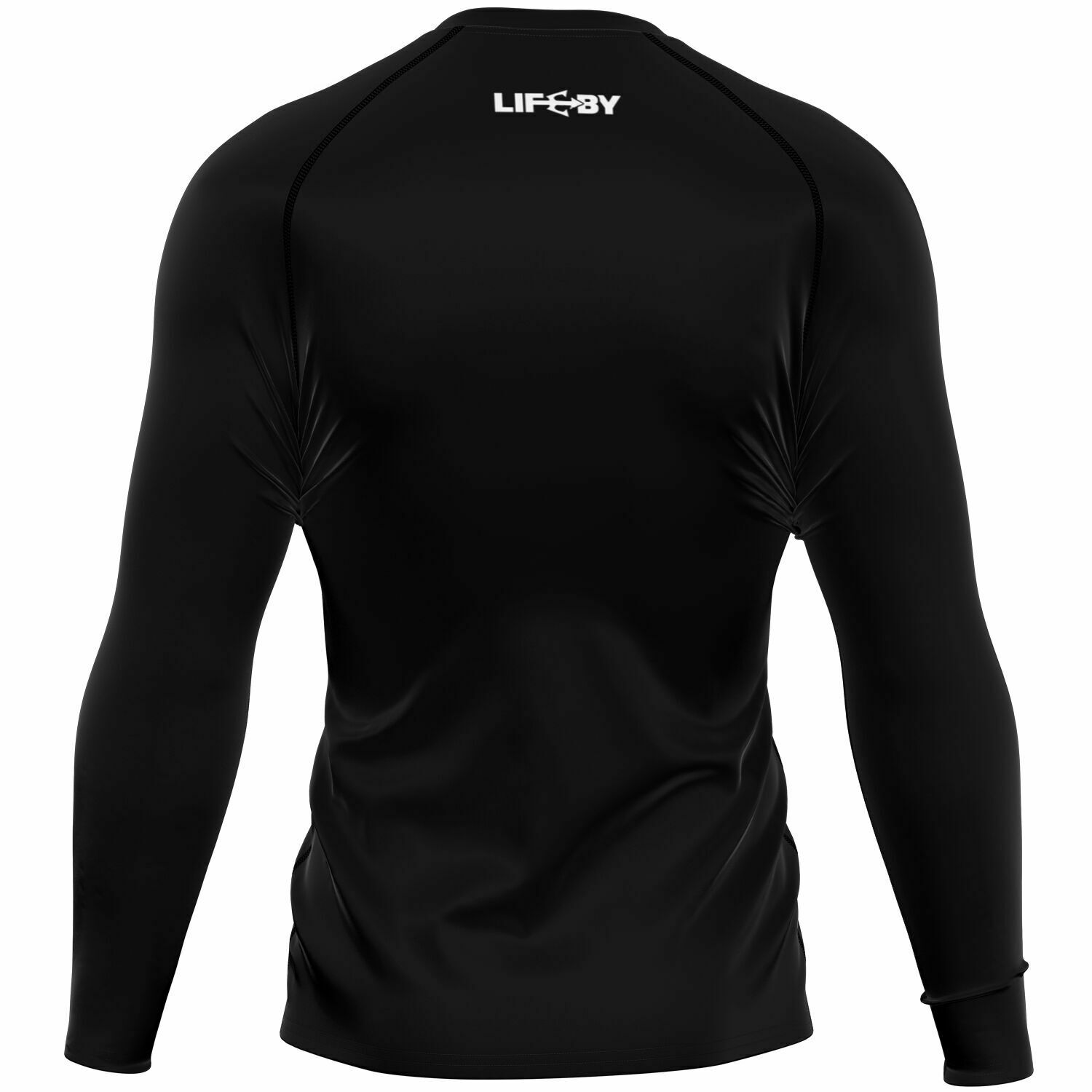 Men's LifeBy Black Rashguard - LifeBy Fitness