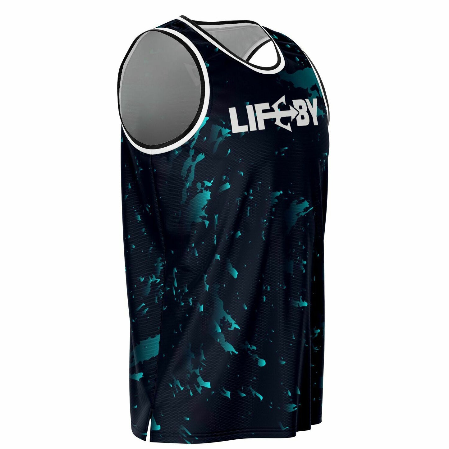 LifeBy Dark Blue Basketball Jersey