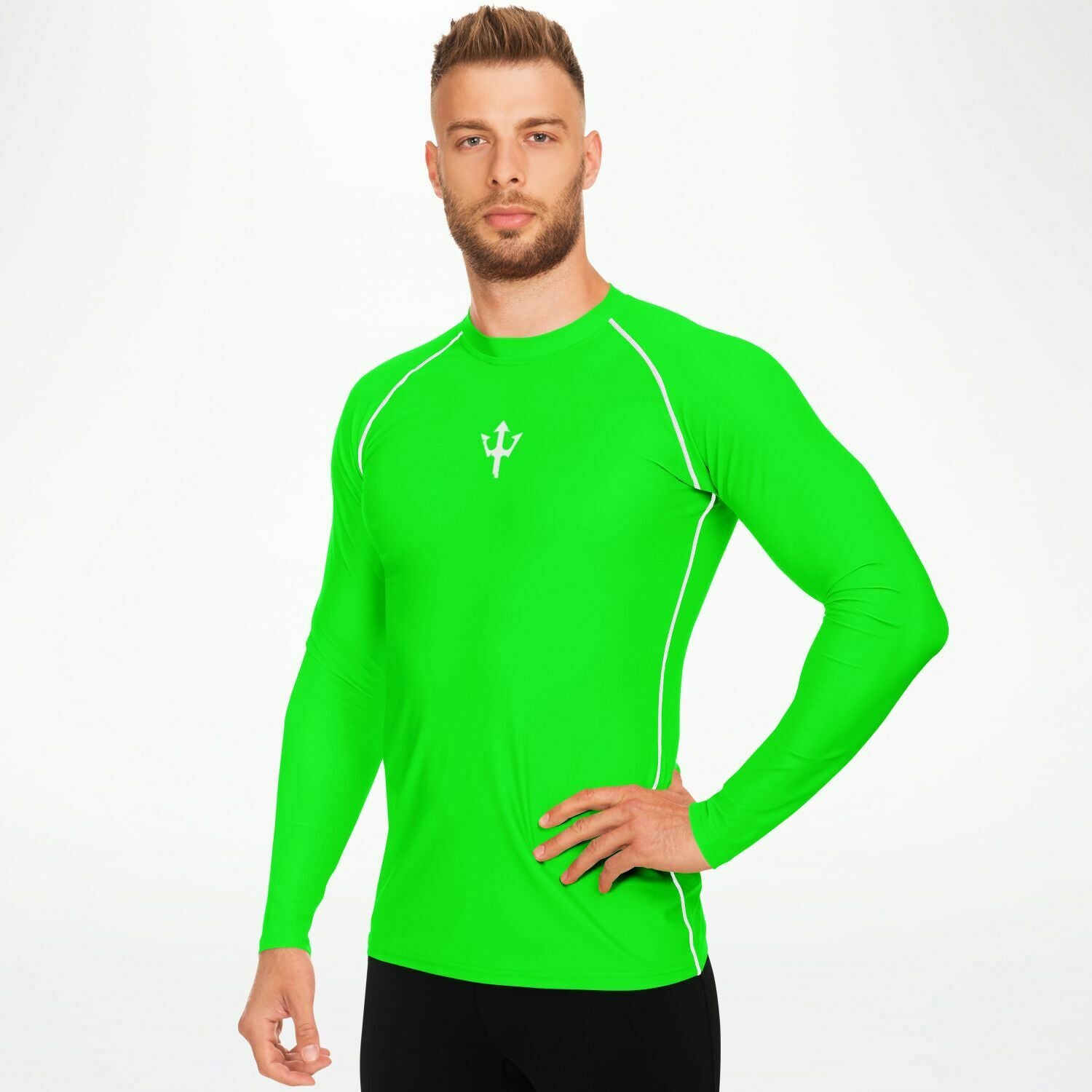 Men's LifeBy Viper Green Rashguard - LifeBy Fitness