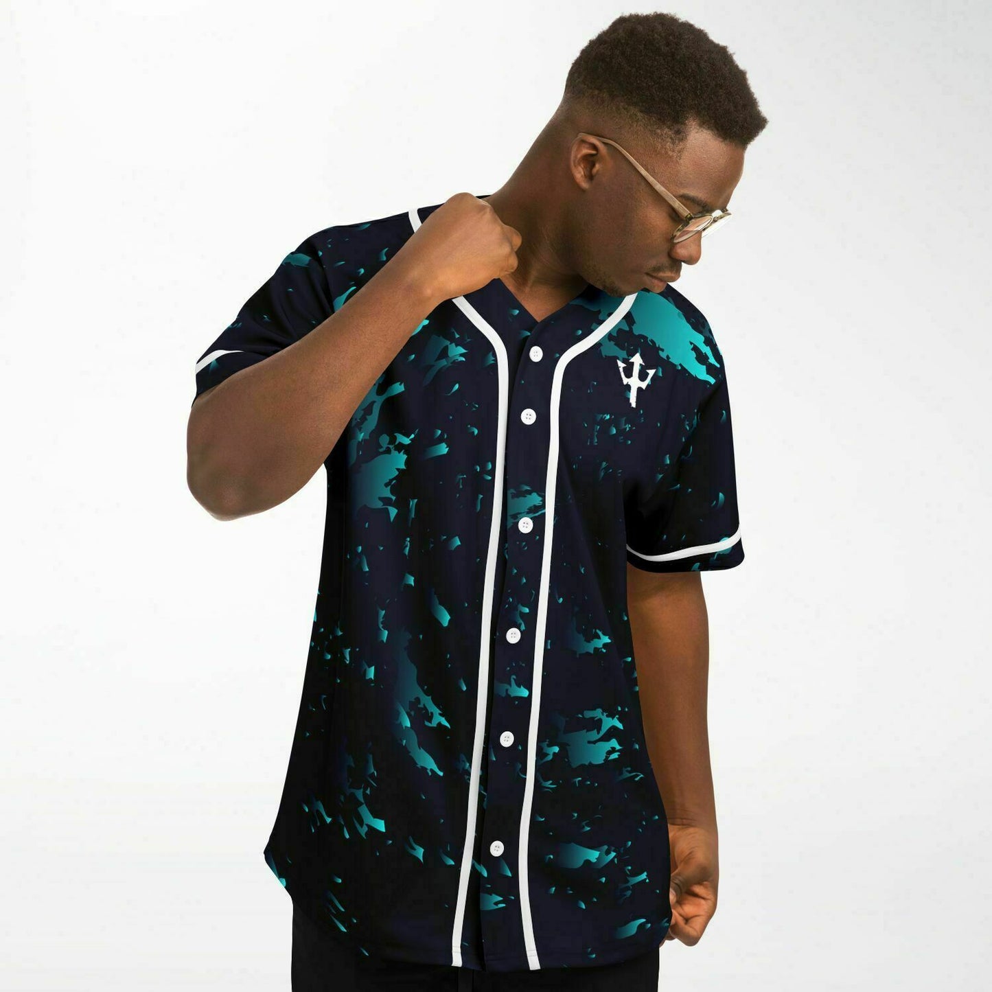 LifeBy Blue Swirl Baseball Jersey