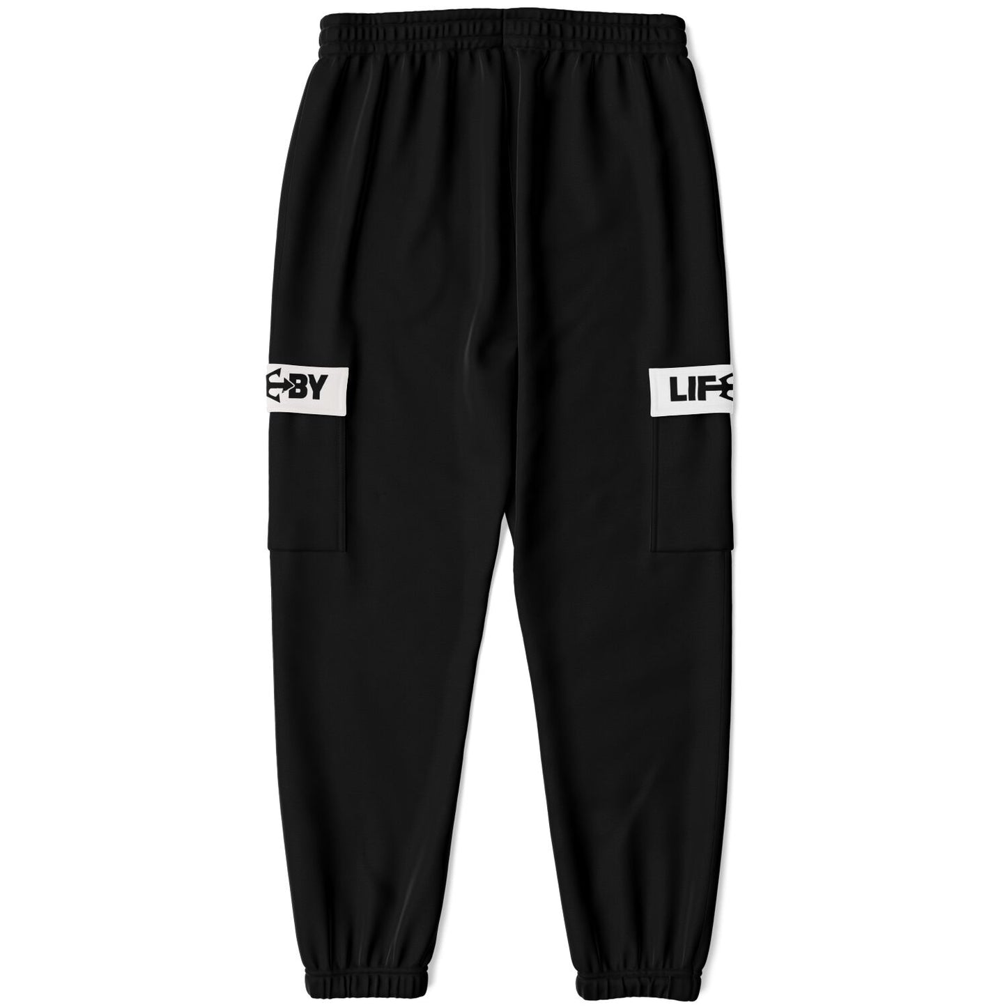 LifeBy Black Athletic Cargo Joggers - LifeBy Fitness