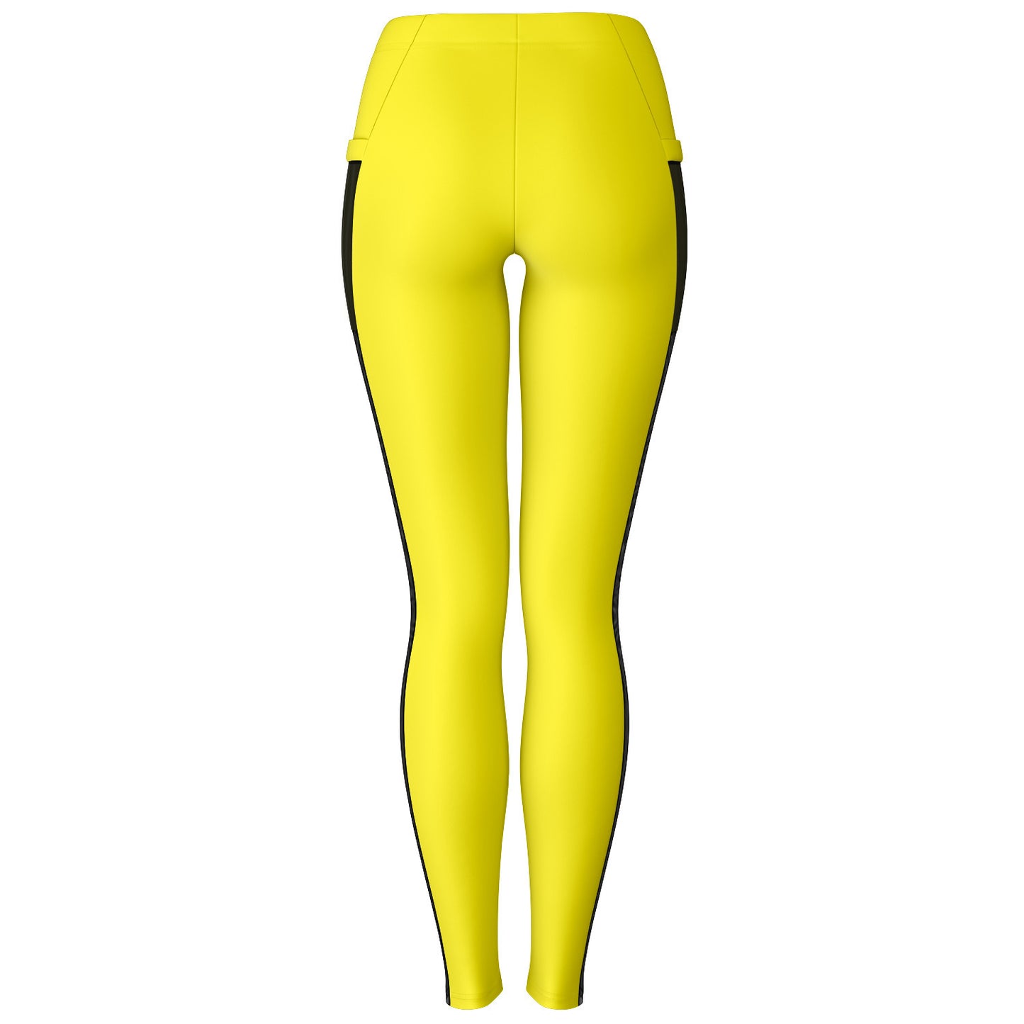 Women's LifeBy Yellow Mesh Pocket Legging