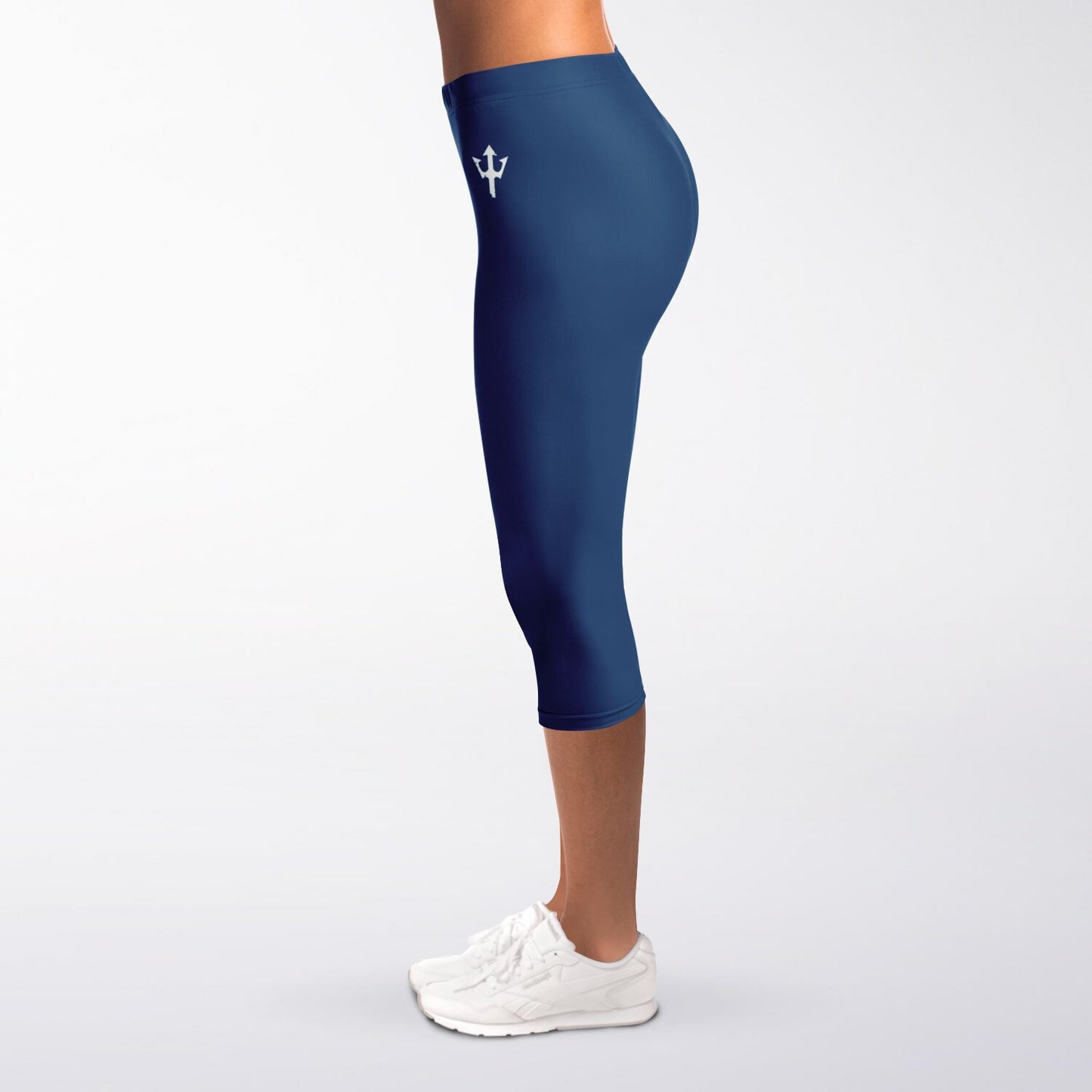 Women's LifeBy Navy Blue Capri Leggings - LifeBy Fitness