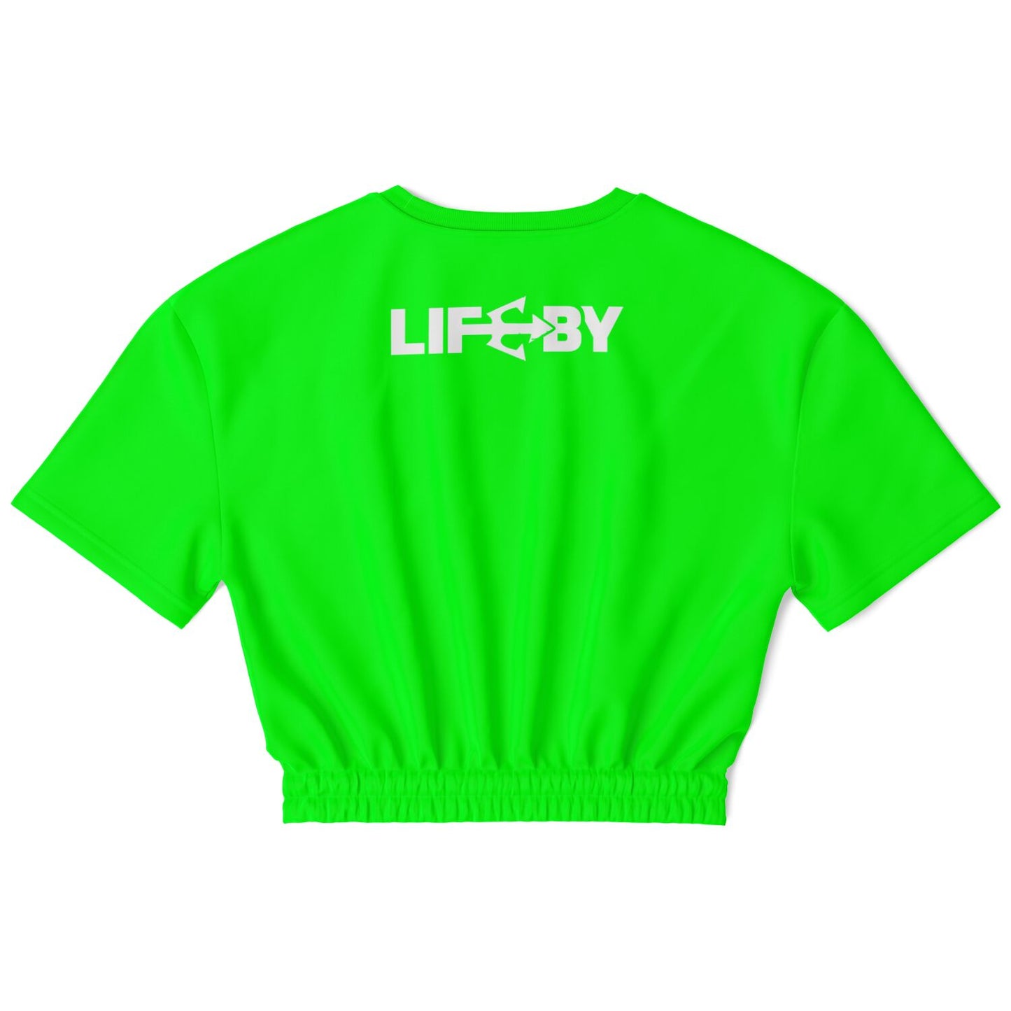 Women's LifeBy Viper Green Athletic Cropped Sweatshirt - LifeBy Fitness