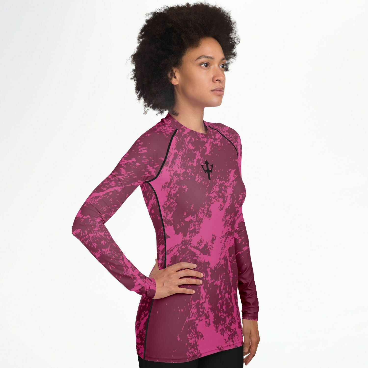 Women's LifeBy Pink Swirl Rashguard - LifeBy Fitness