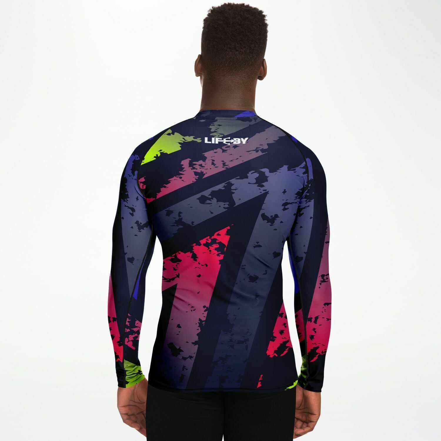 Men's LifeBy Retro Colors Rashguard - LifeBy Fitness