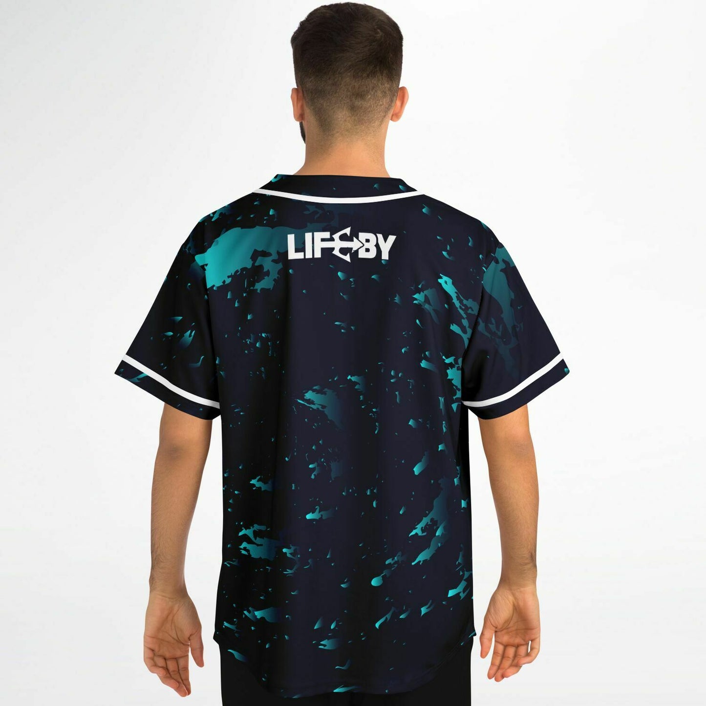 LifeBy Blue Swirl Baseball Jersey