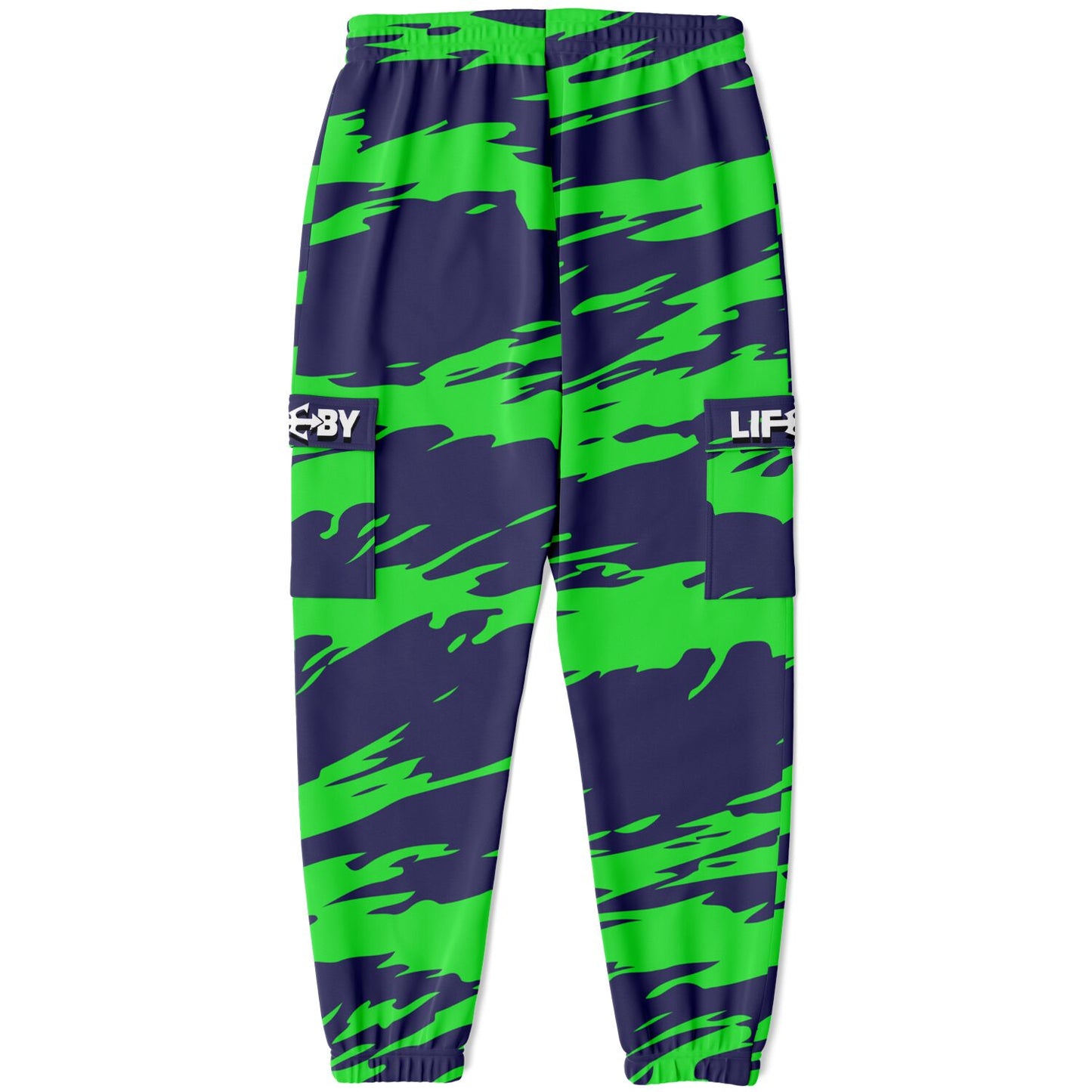 LifeBy Blue-Green Athletic Cargo Joggers - LifeBy Fitness