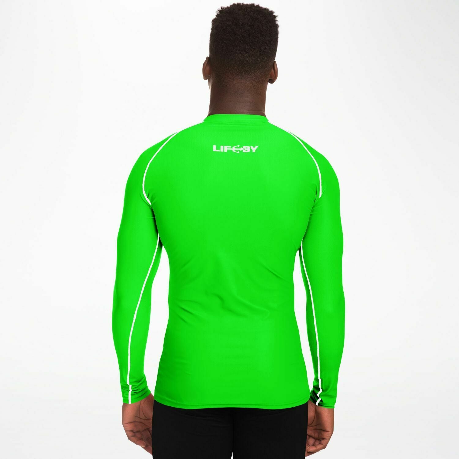 Men's LifeBy Viper Green Rashguard - LifeBy Fitness