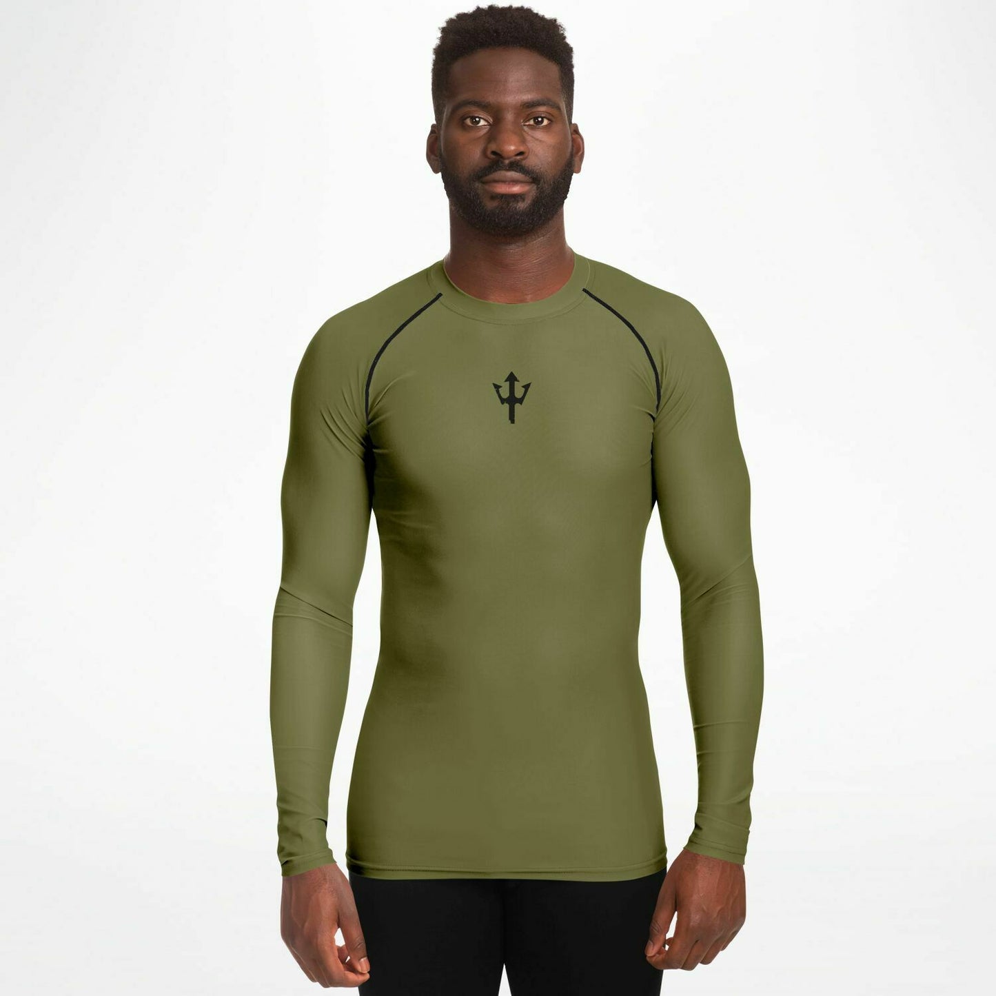 Men's LifeBy Khaki Rashguard - LifeBy Fitness