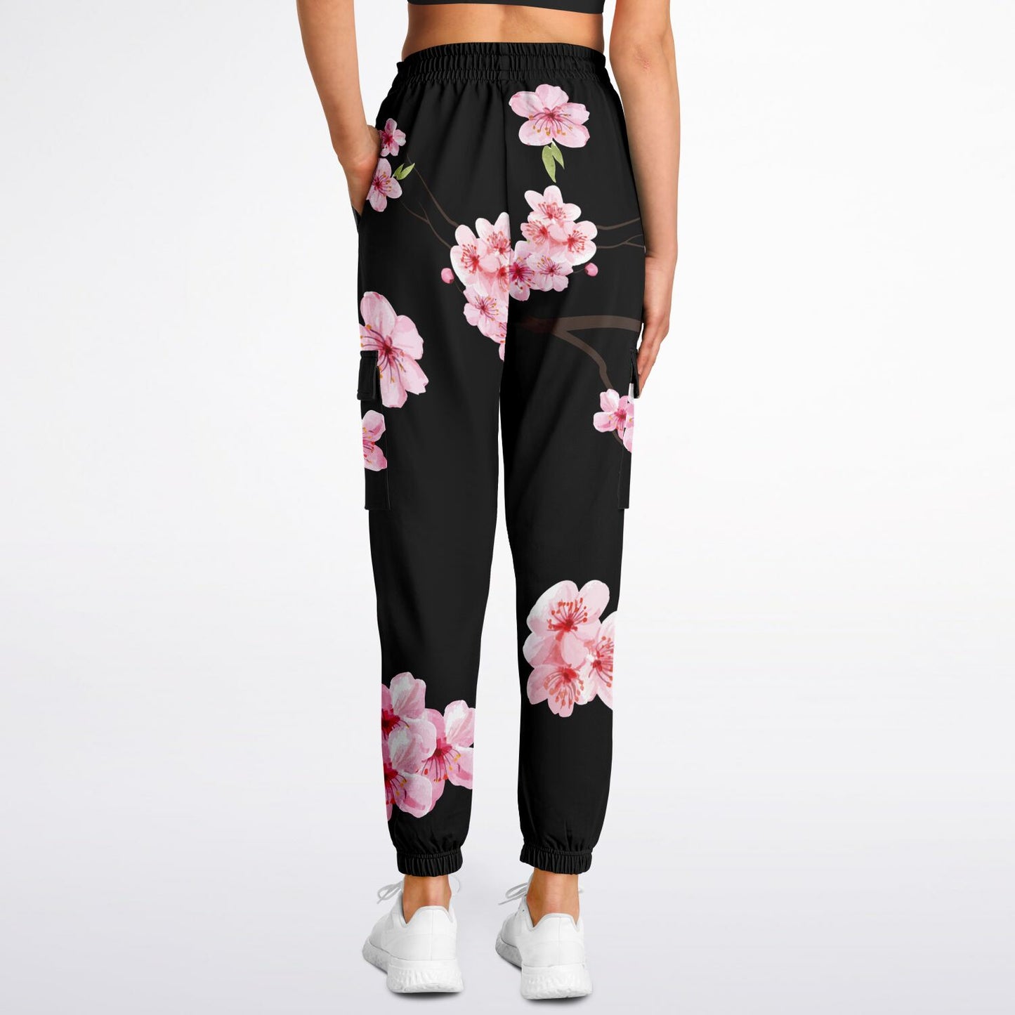 LifeBy Cherry Blossom Athletic Cargo Joggers - LifeBy Fitness