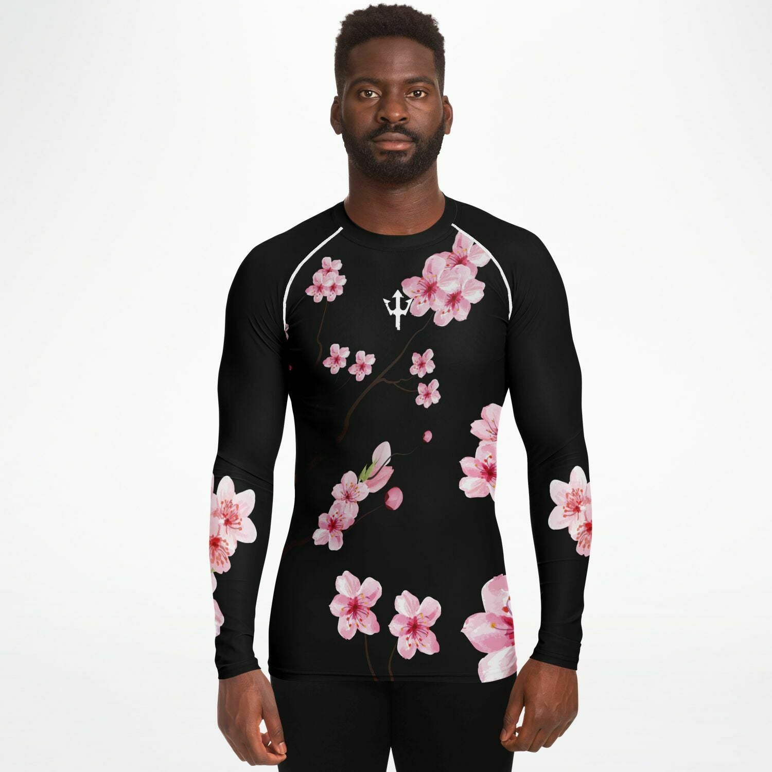 Men's LifeBy Black Cherry Blossom Rashguard - LifeBy Fitness