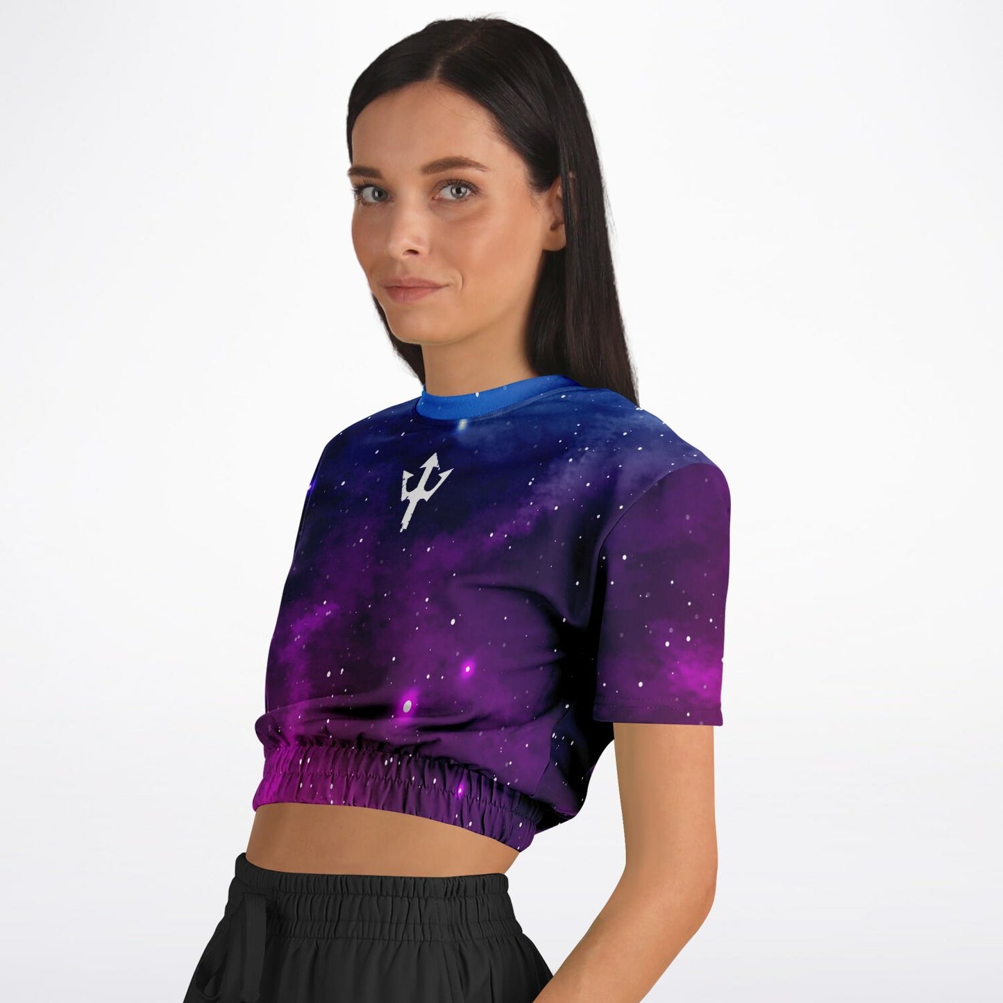 Women's LifeBy Night Sky Athletic Cropped Sweatshirt - LifeBy Fitness