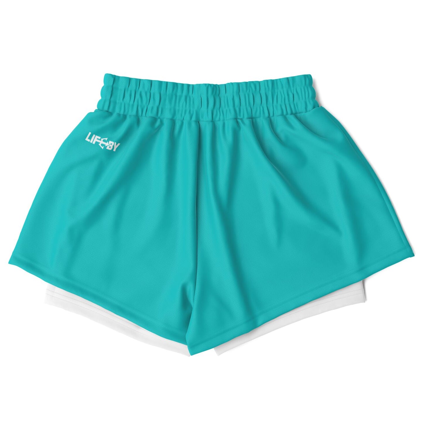 Women's LifeBy Aqua 2-in-1  Sports Shorts - LifeBy Fitness