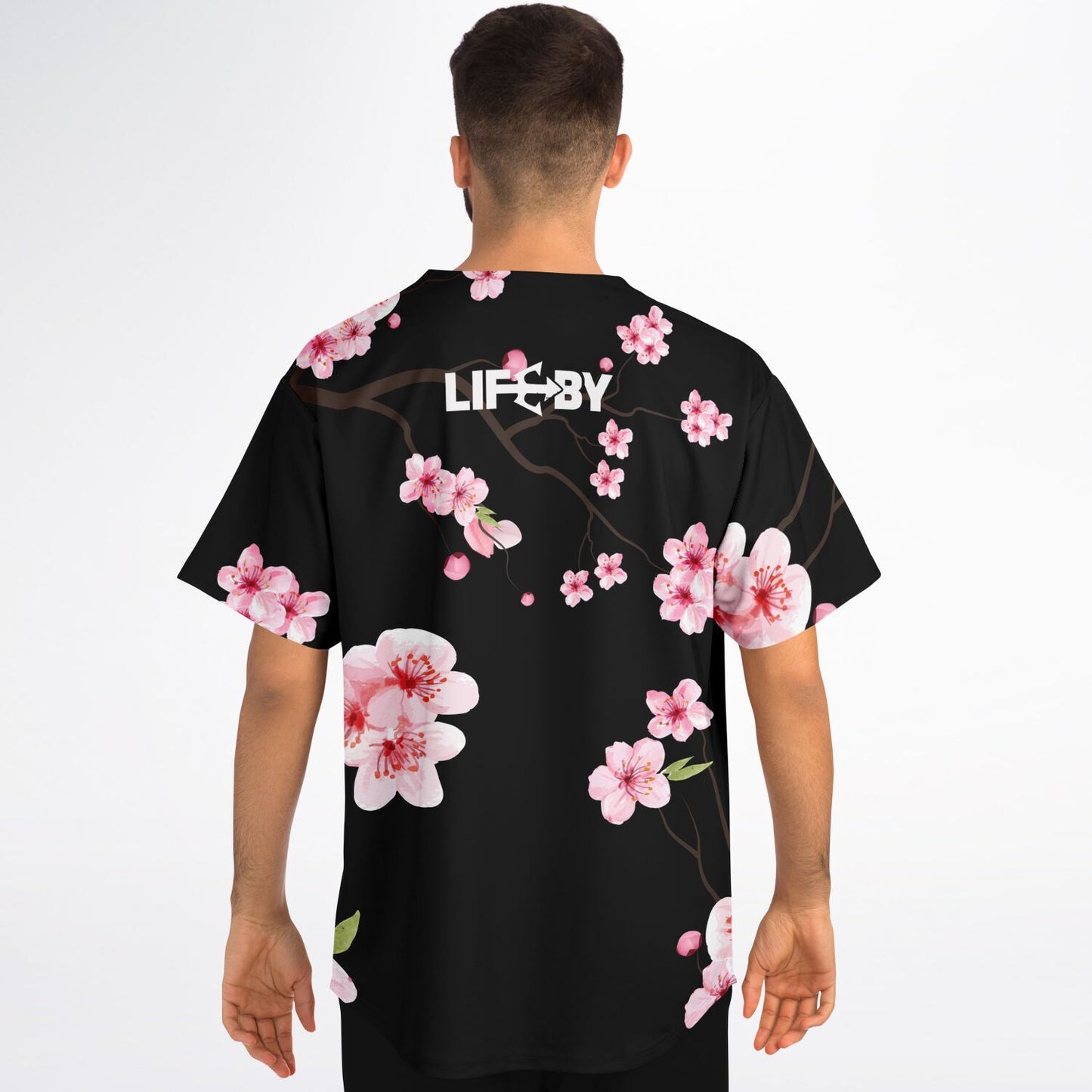 LifeBy Cherry Blossom Baseball Jersey