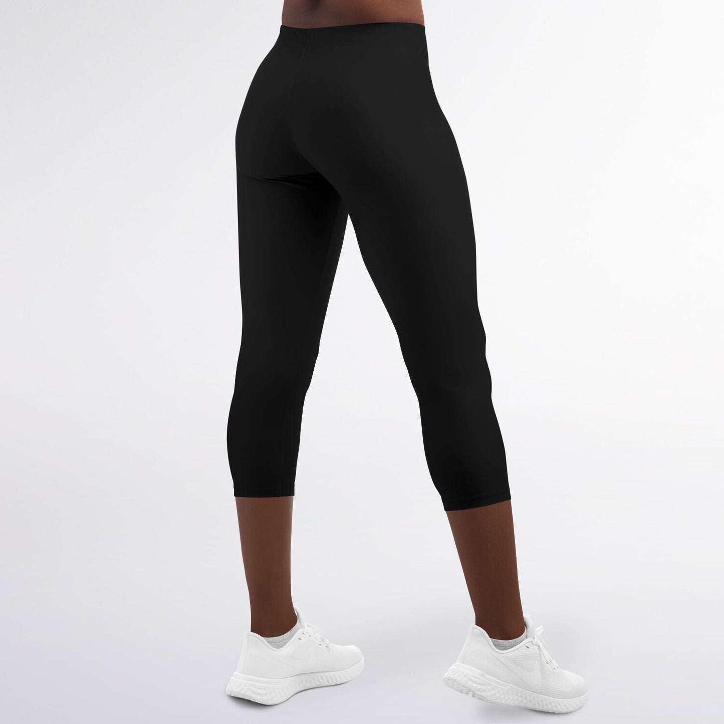 Women's LifeBy Black Capri Leggings - LifeBy Fitness