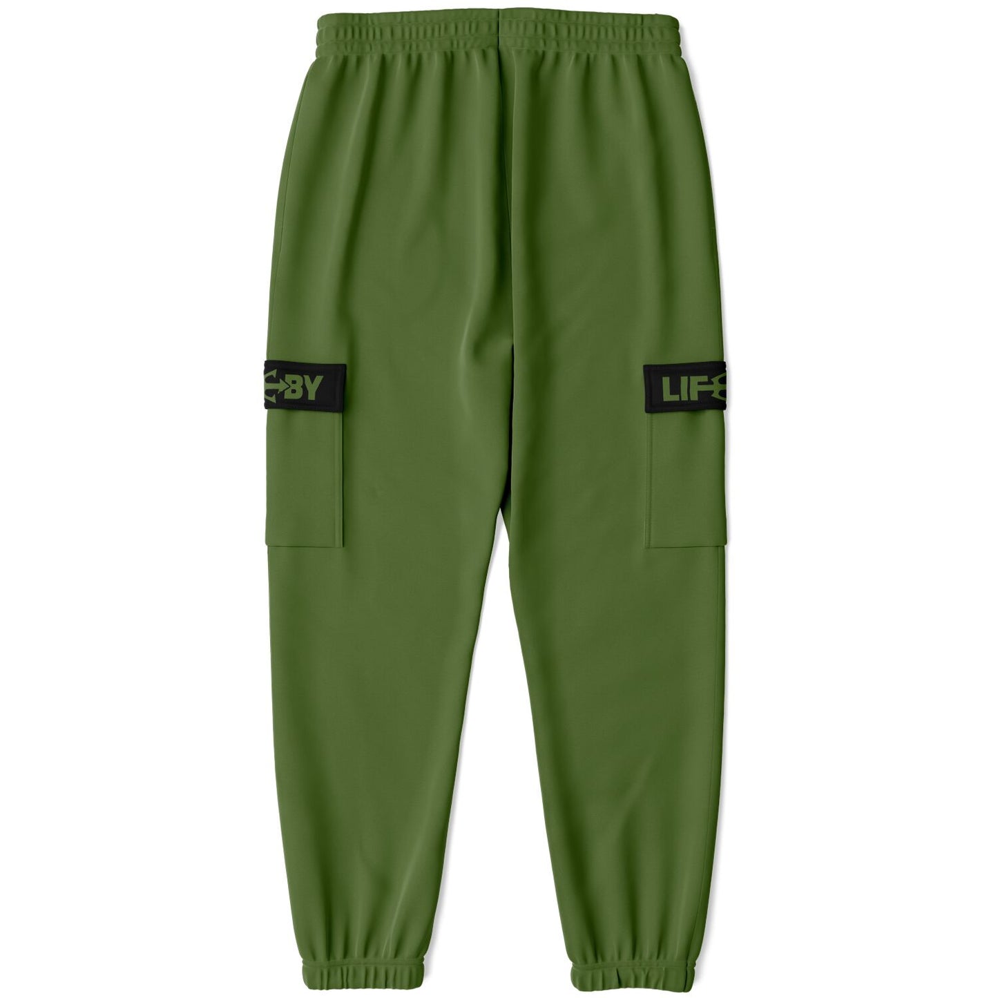 LifeBy Military Green Athletic Cargo Joggers - LifeBy Fitness