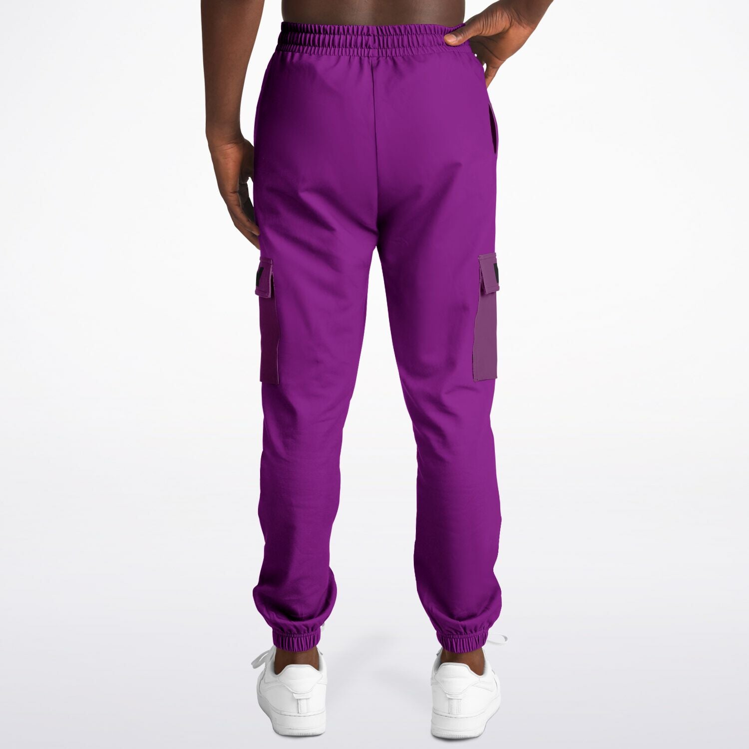 LifeBy Purple Athletic Cargo Joggers - LifeBy Fitness